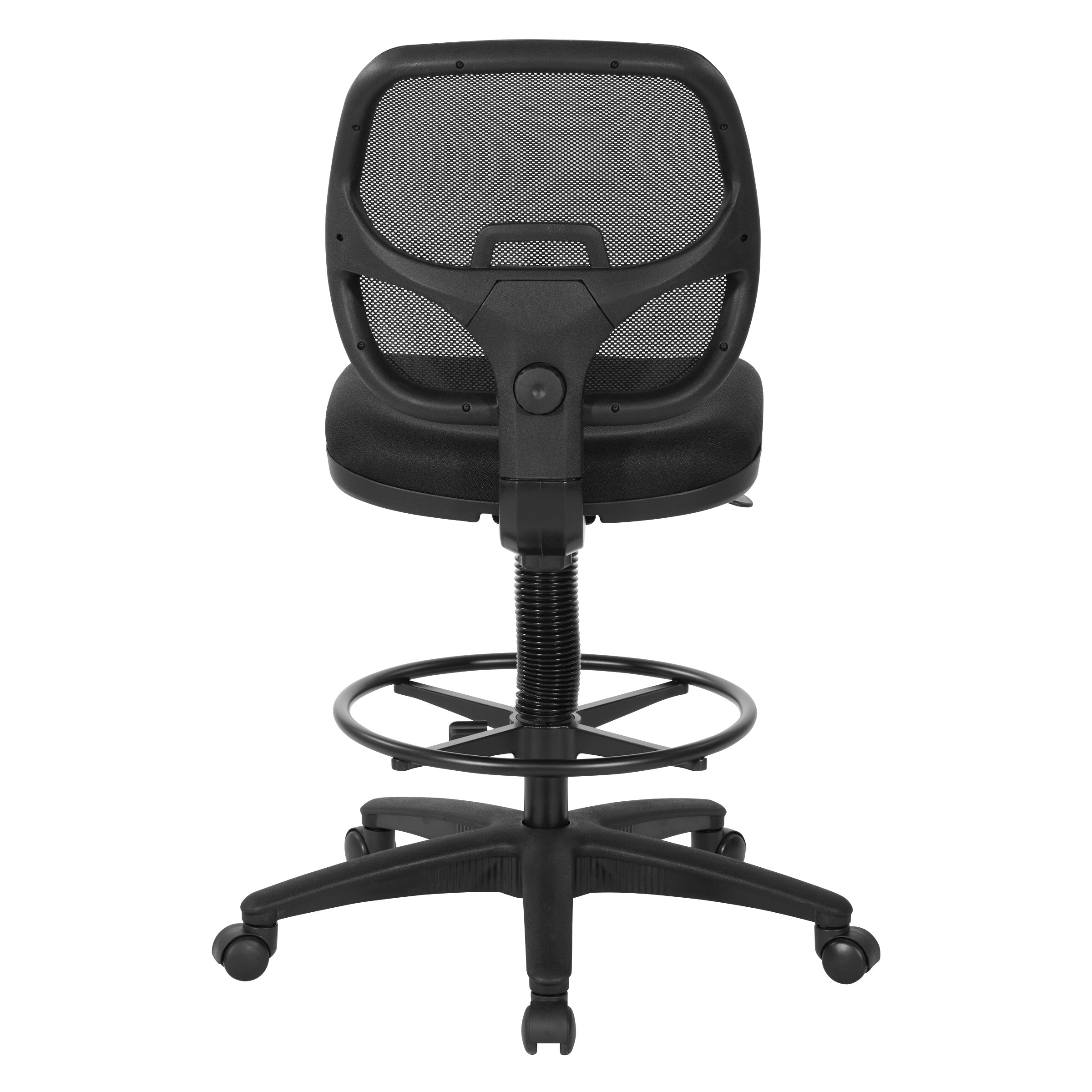 Deluxe Mesh Back Drafting Chair with 18" Diameter Foot ring - Custom Grade A