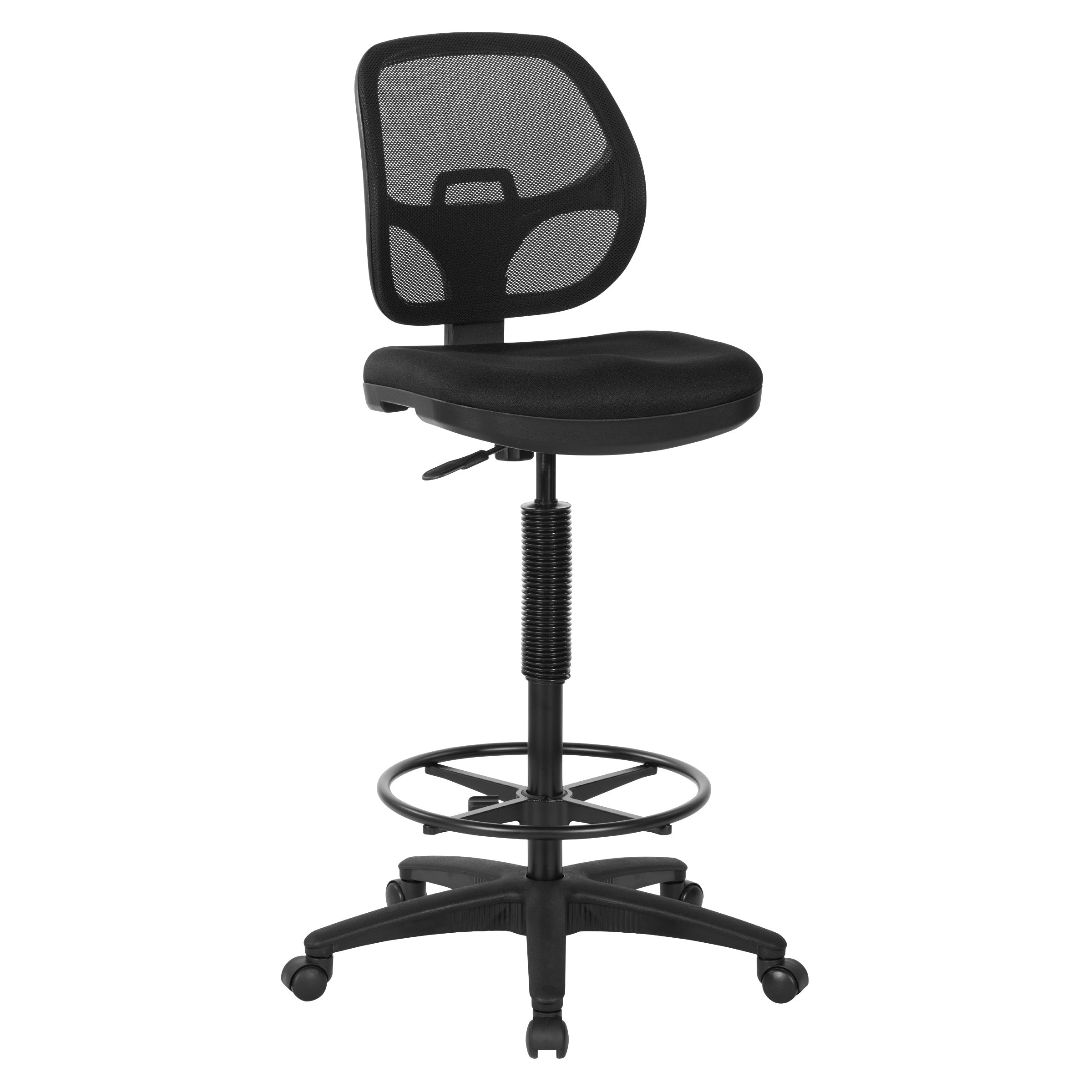 Deluxe Mesh Back Drafting Chair with 18" Diameter Foot ring - Custom Grade A