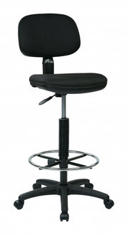 Sculptured Seat and Back Drafting Chair - Custom A Grade Fabric