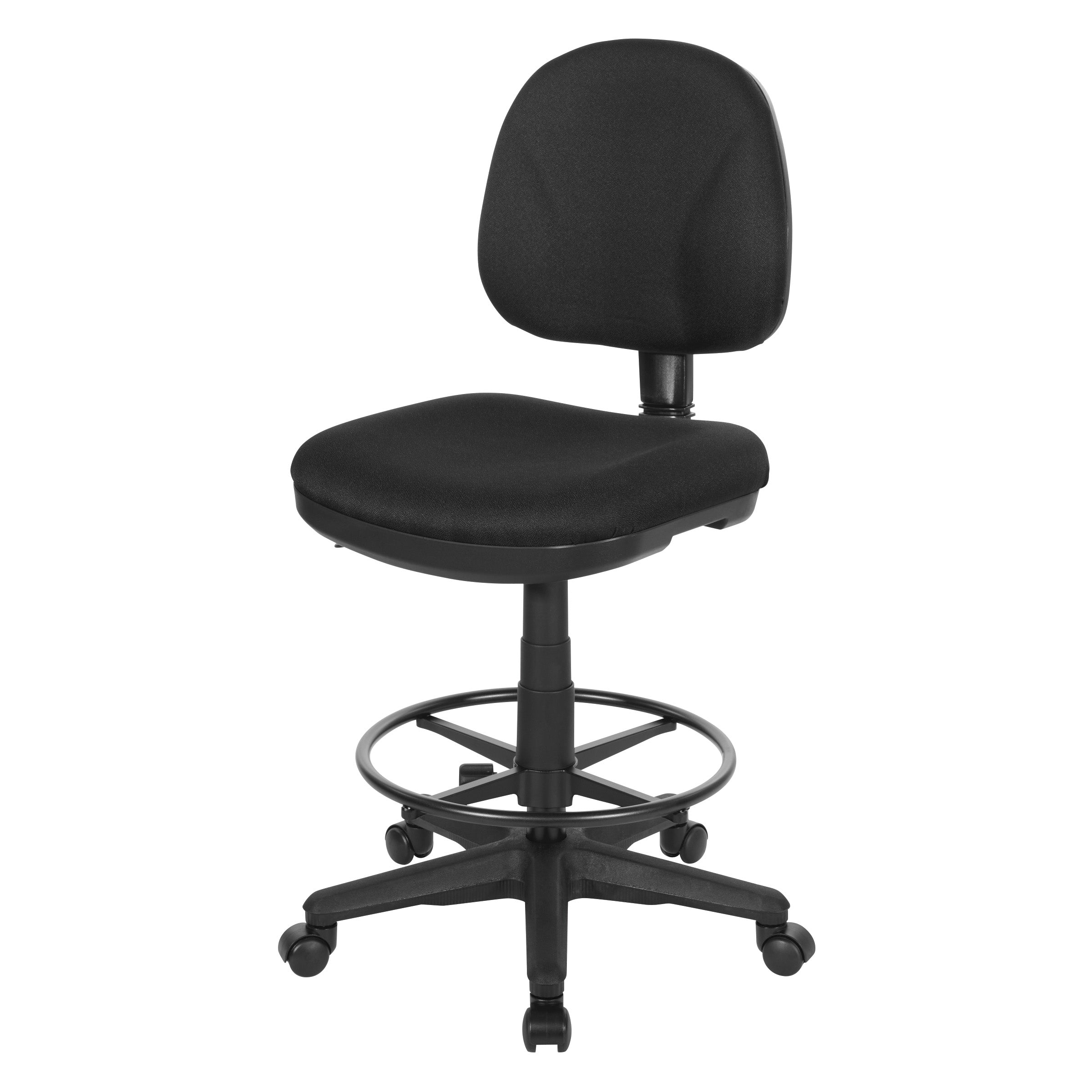Drafting Chair with Stool Kit - Black