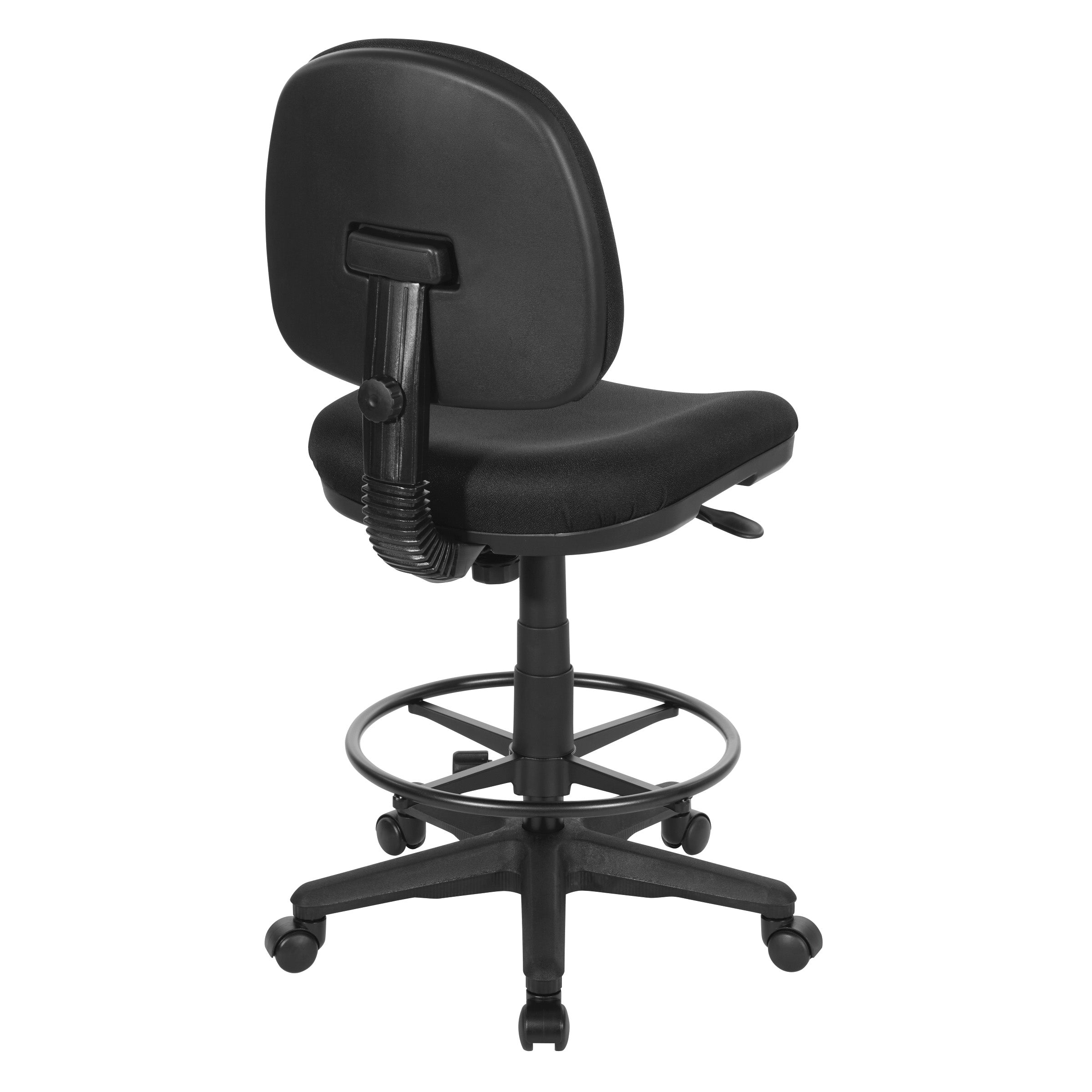 Drafting Chair with Stool Kit - Black