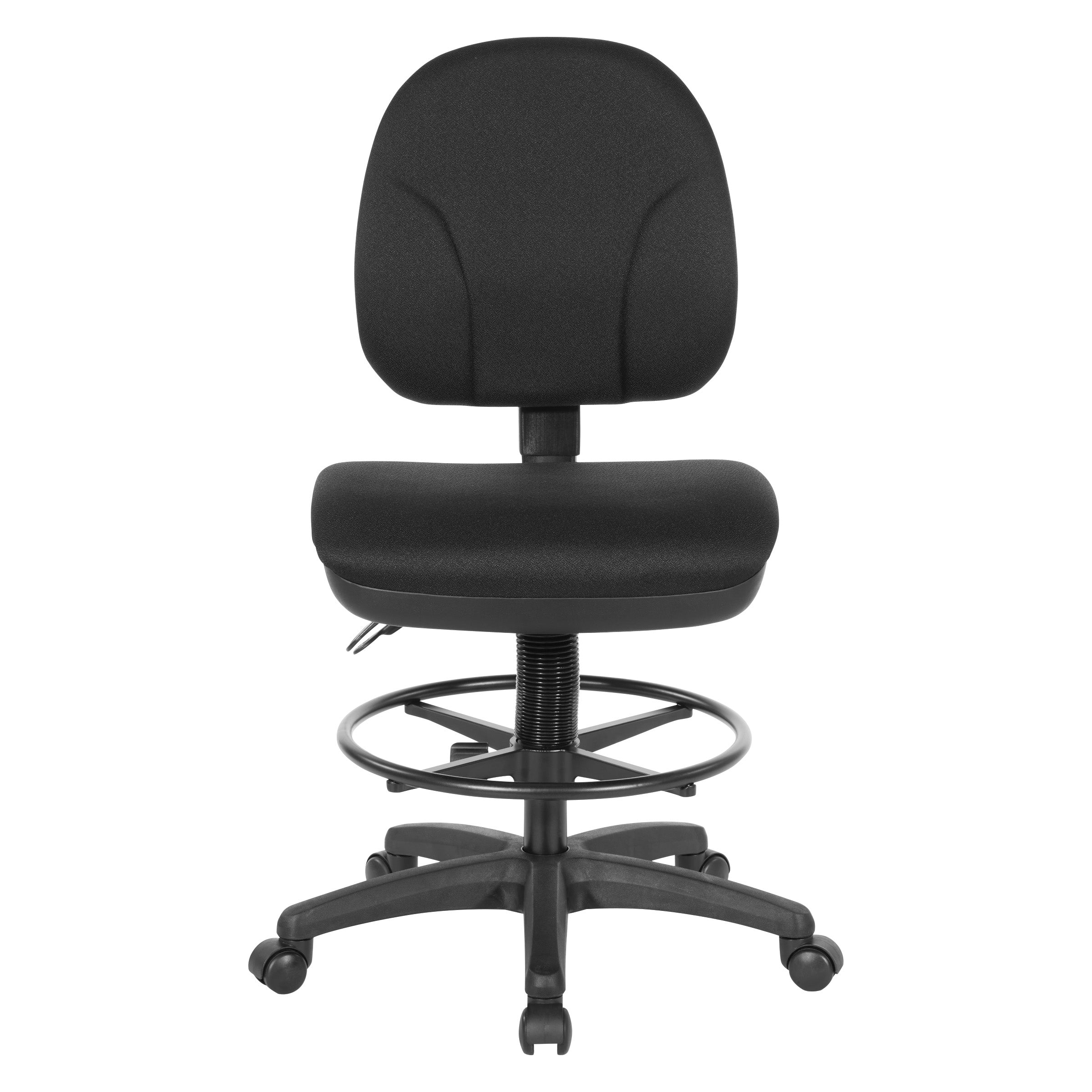 Deluxe Ergonomic Drafting Chair - Black