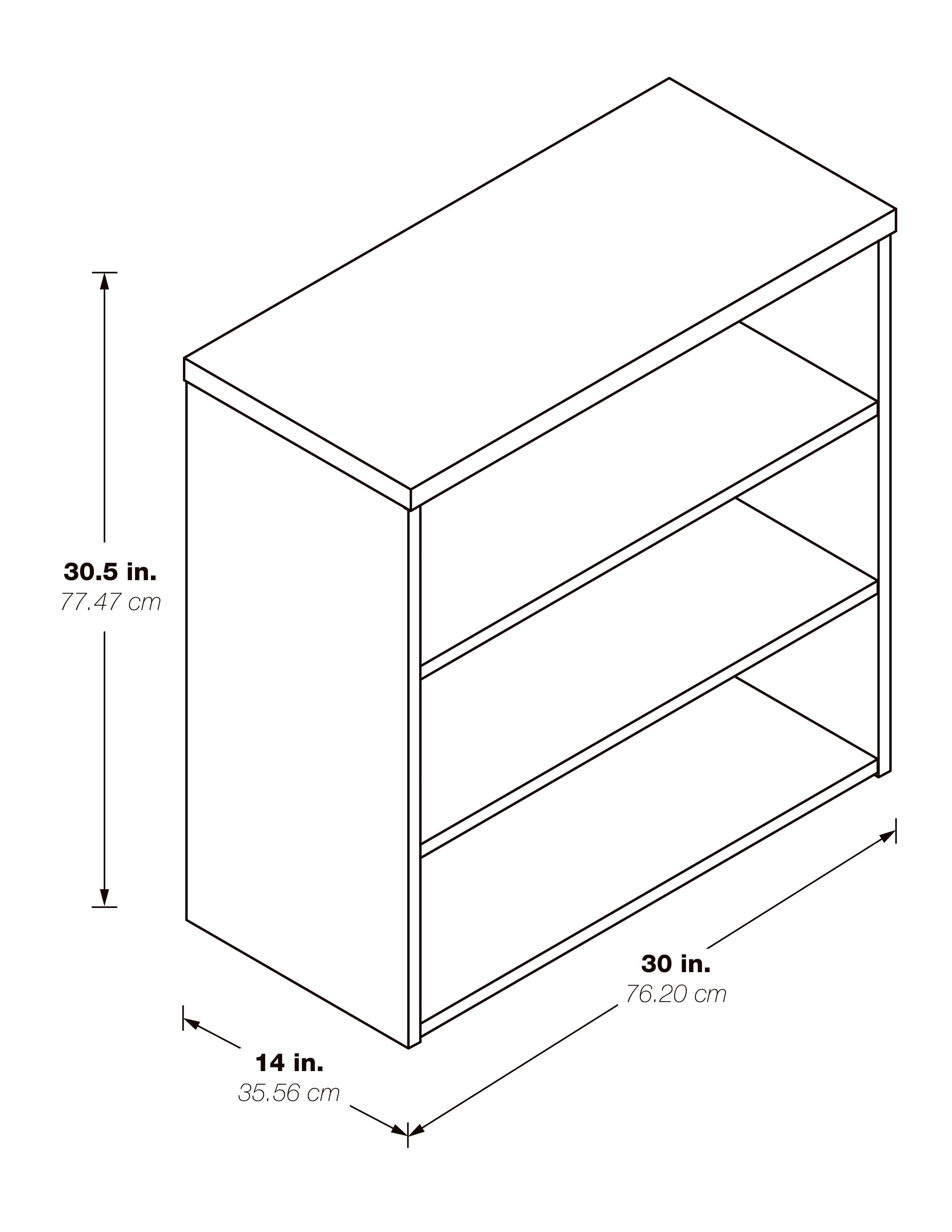 Denmark Bookcase - Natural