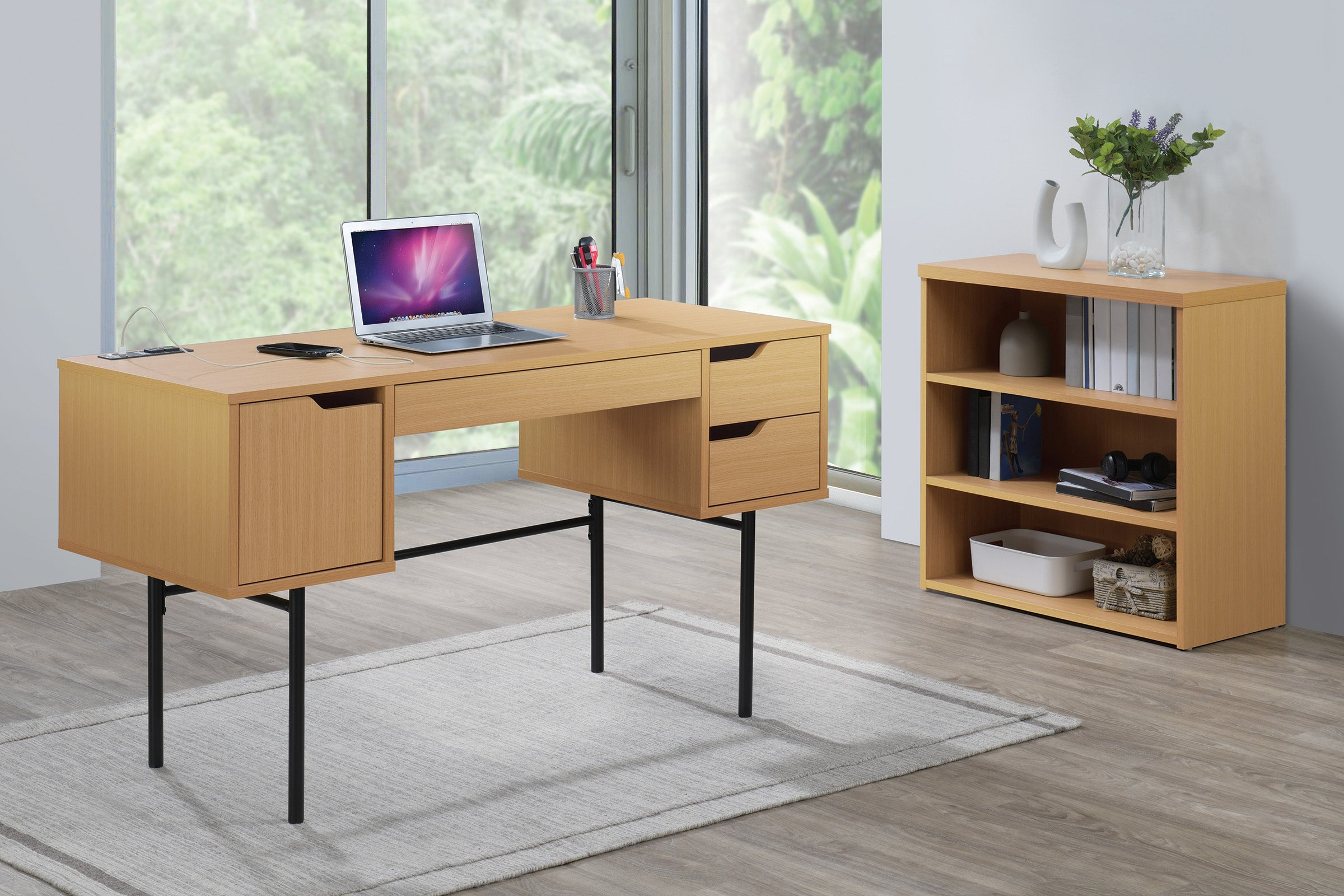 Denmark Bookcase - Natural