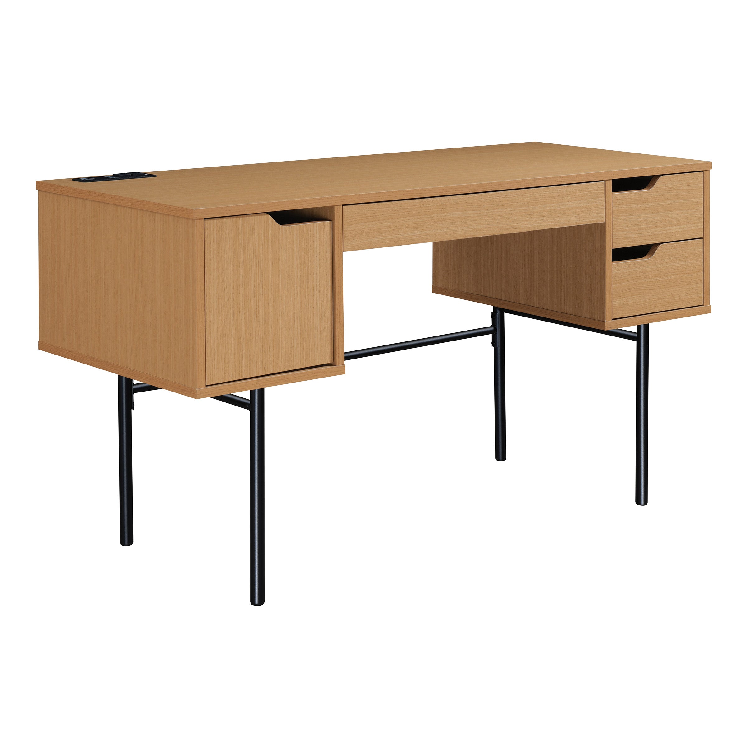 Denmark Executive Desk - Natural
