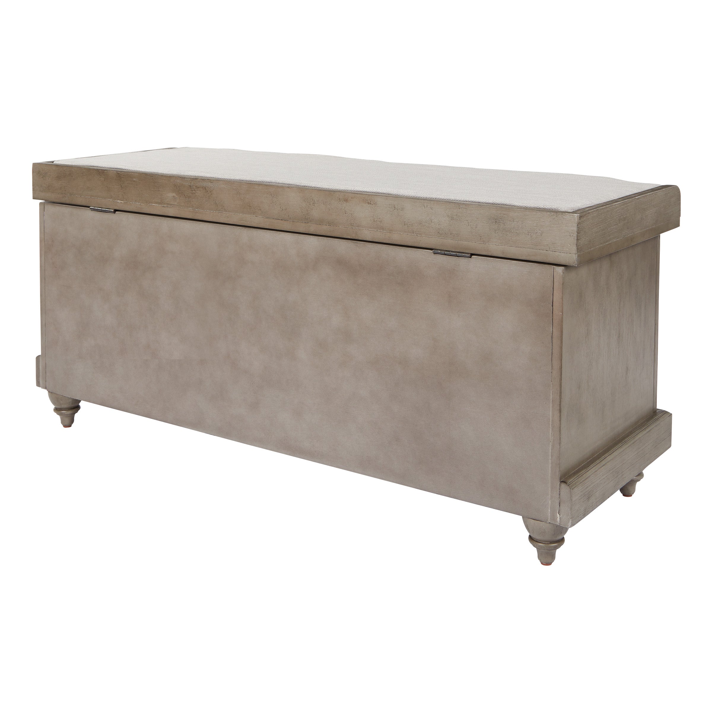 Dover Storage Bench - Antique Grey