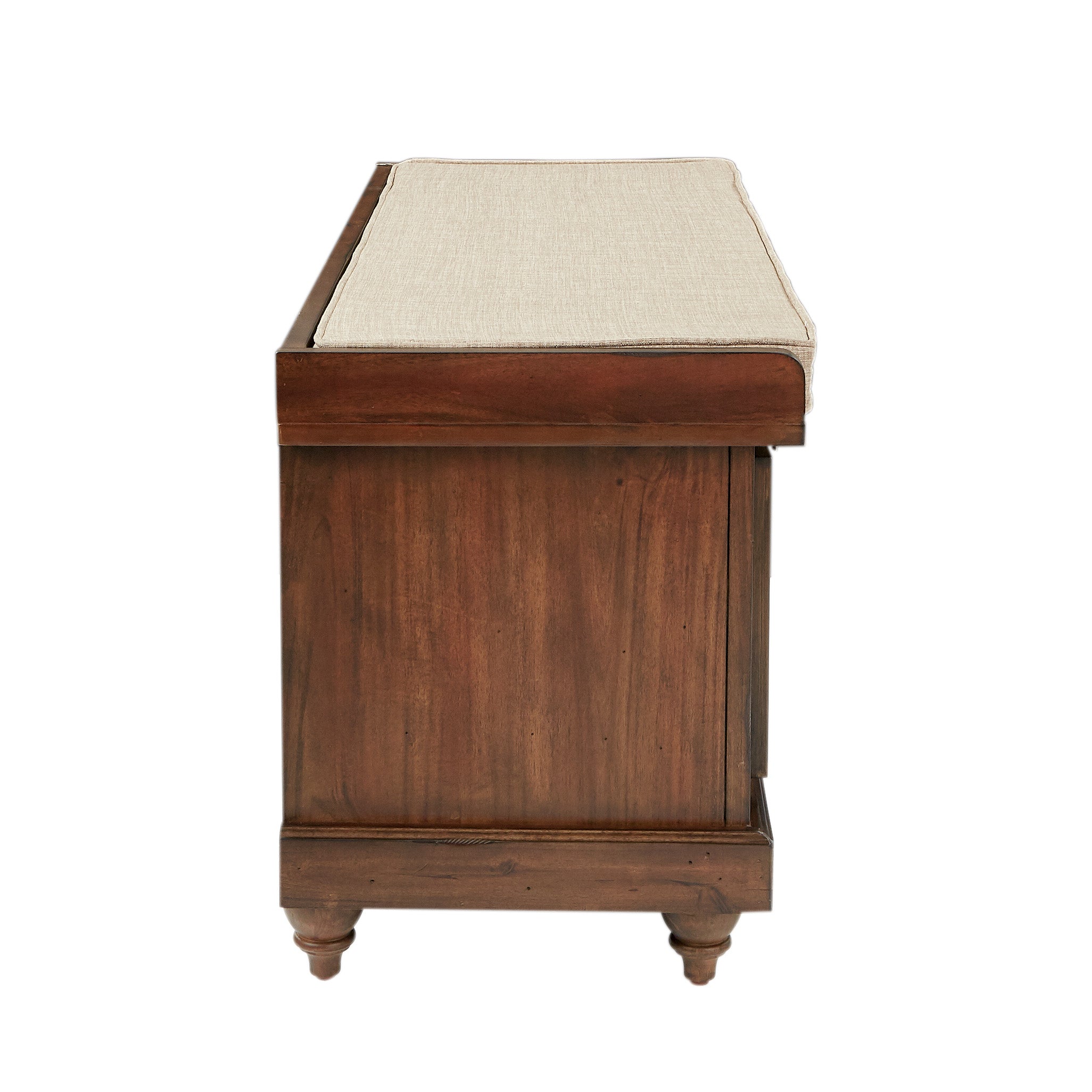 Dover Storage Bench - Distressed Brown