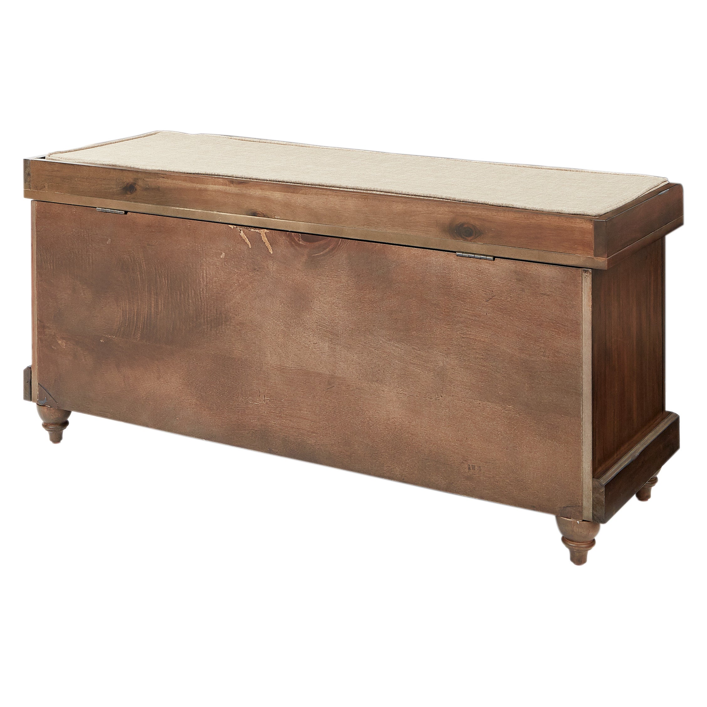 Dover Storage Bench - Distressed Brown