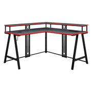 Disruptor L-Shape Gaming Desk - Black