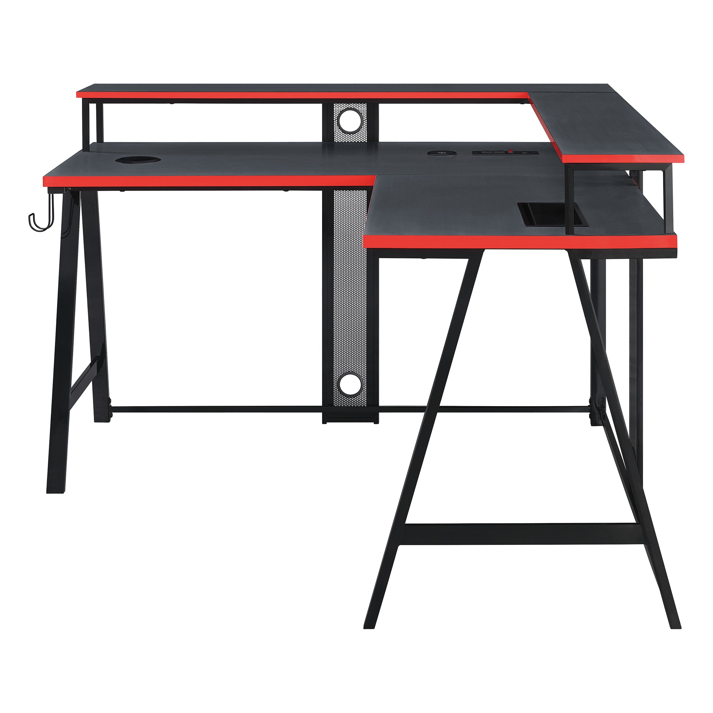 Disruptor L-Shape Gaming Desk - Black