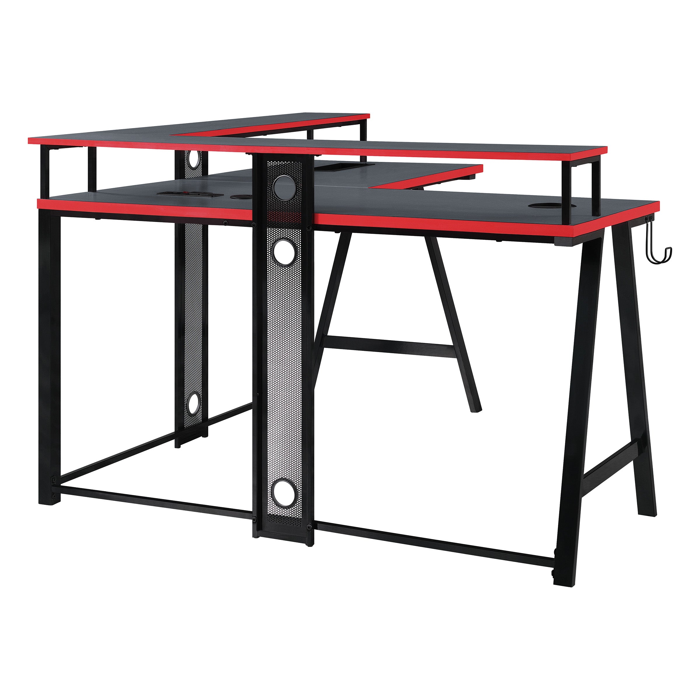 Disruptor L-Shape Gaming Desk - Black