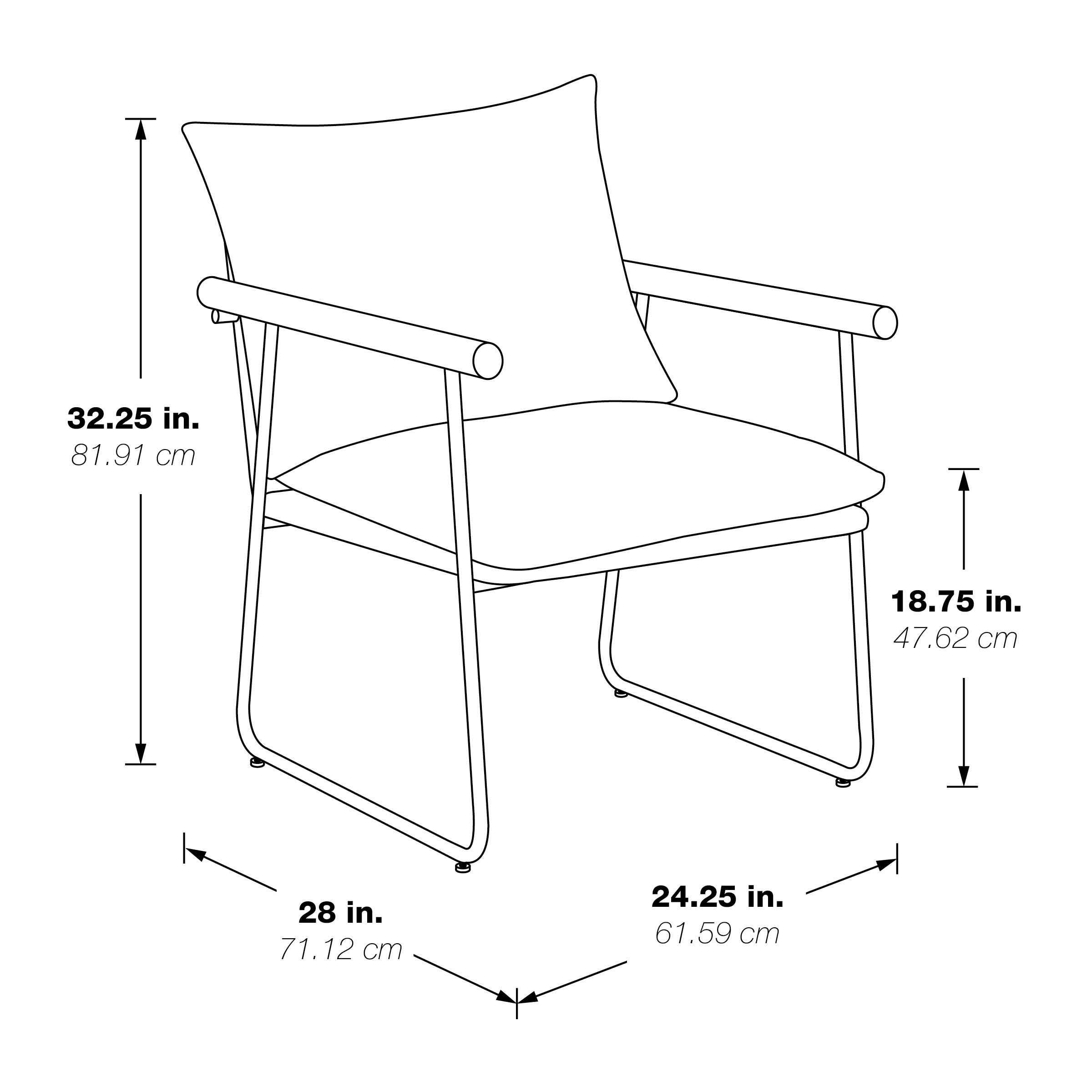 Dutton Armchair - Charcoal
