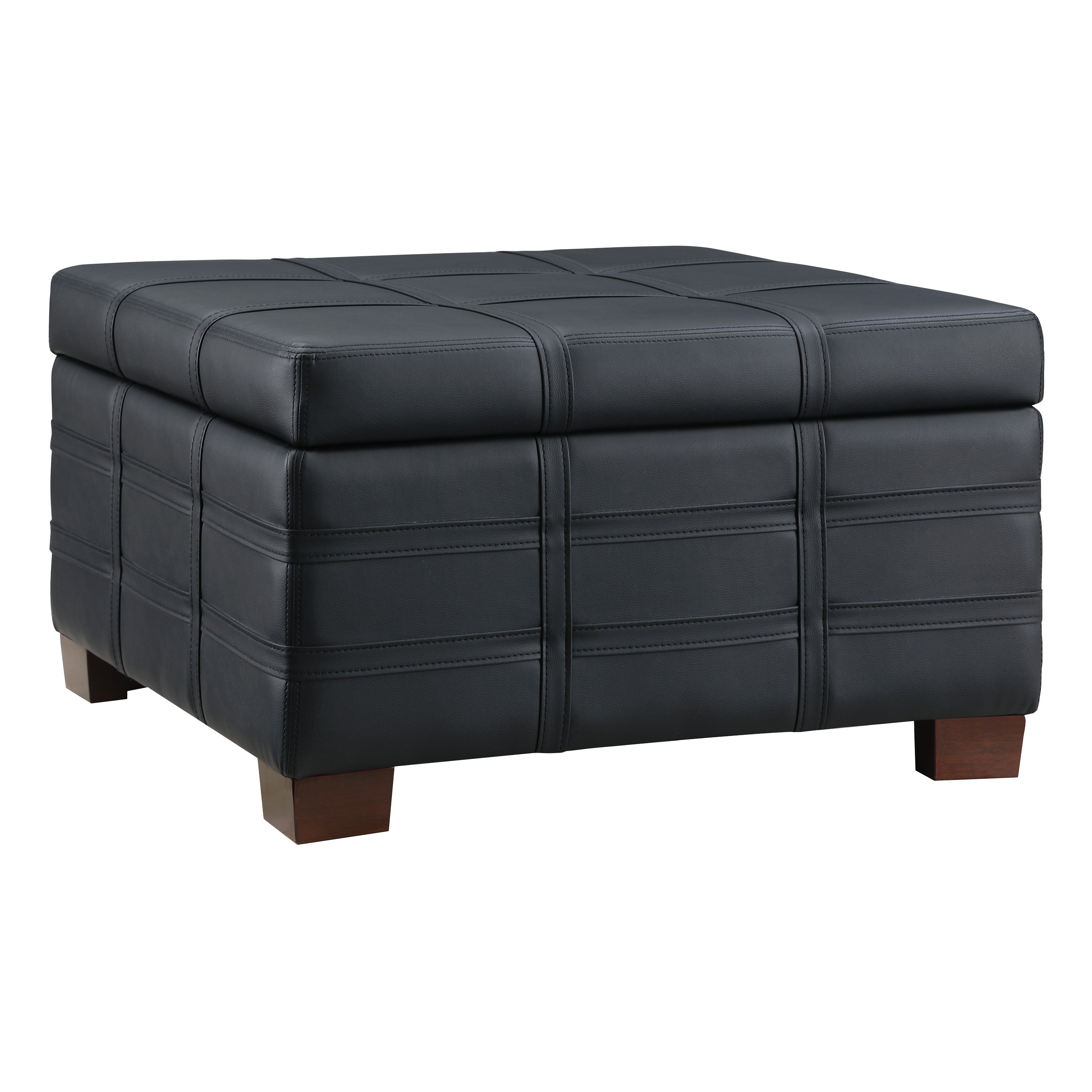 Detour Strap Ottoman - Black