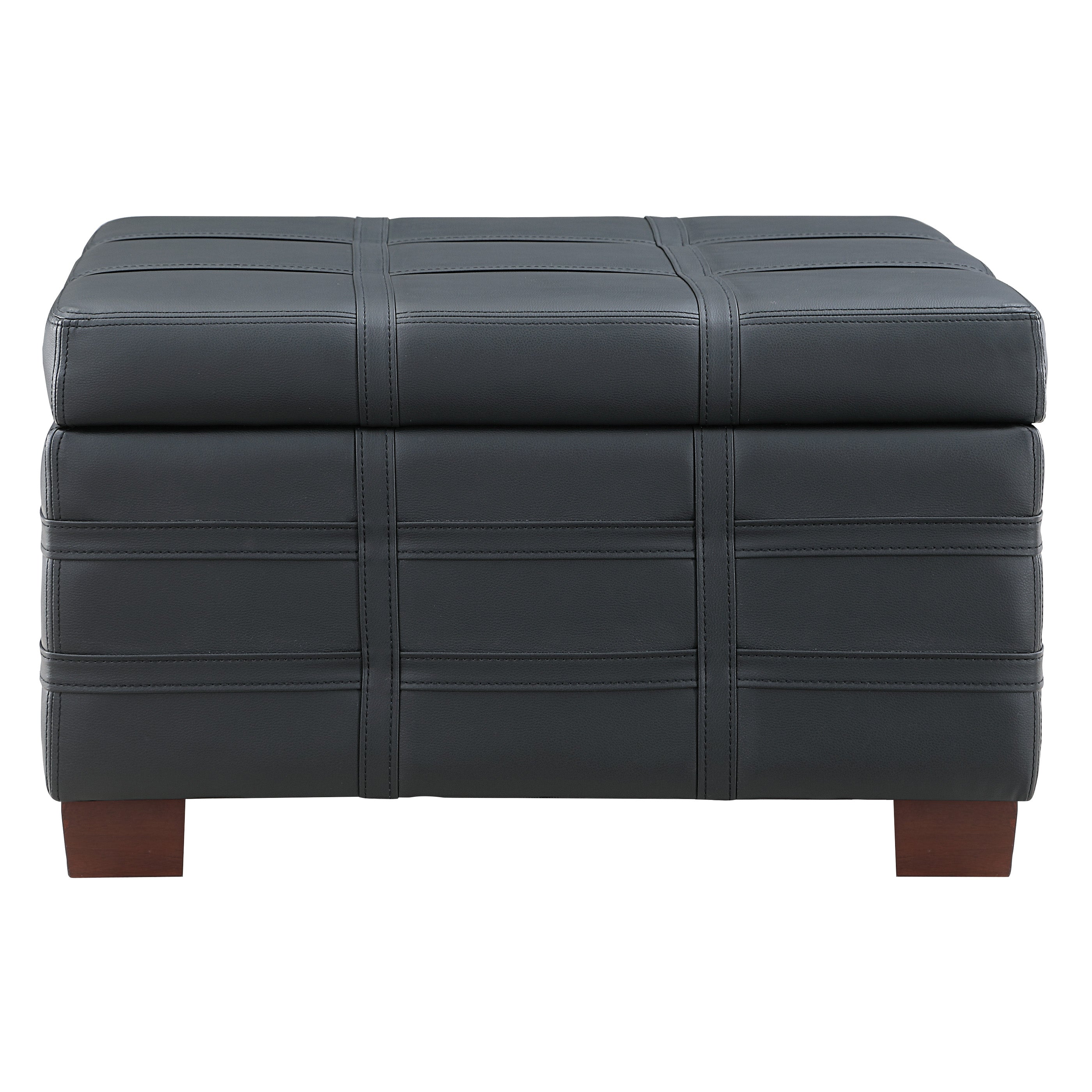 Detour Strap Ottoman - Black