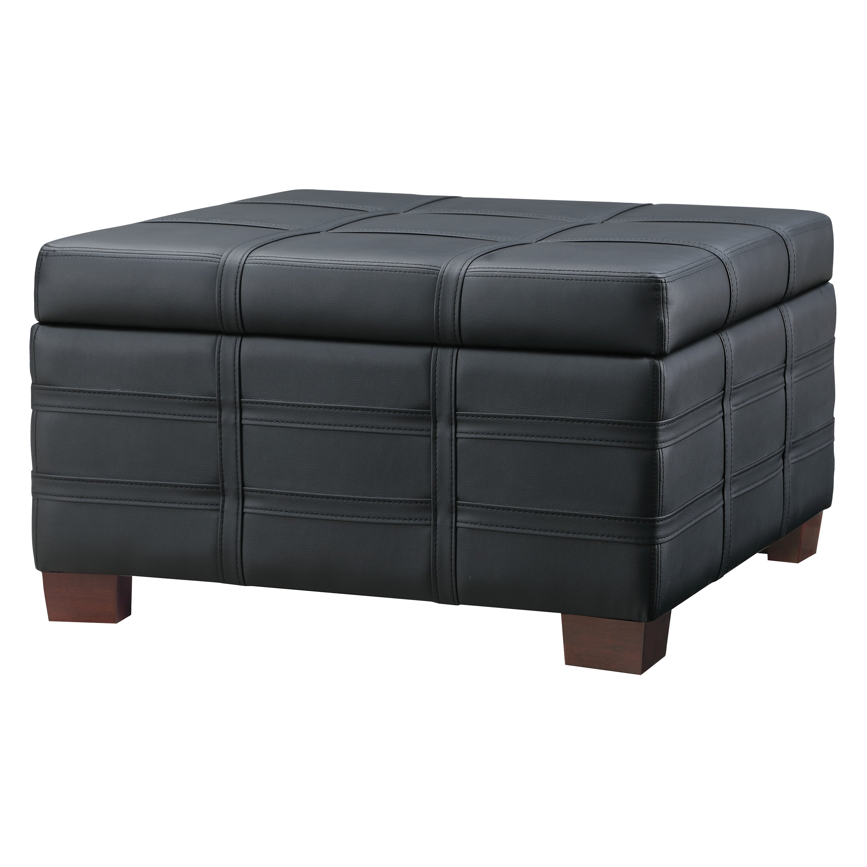 Detour Strap Ottoman - Black
