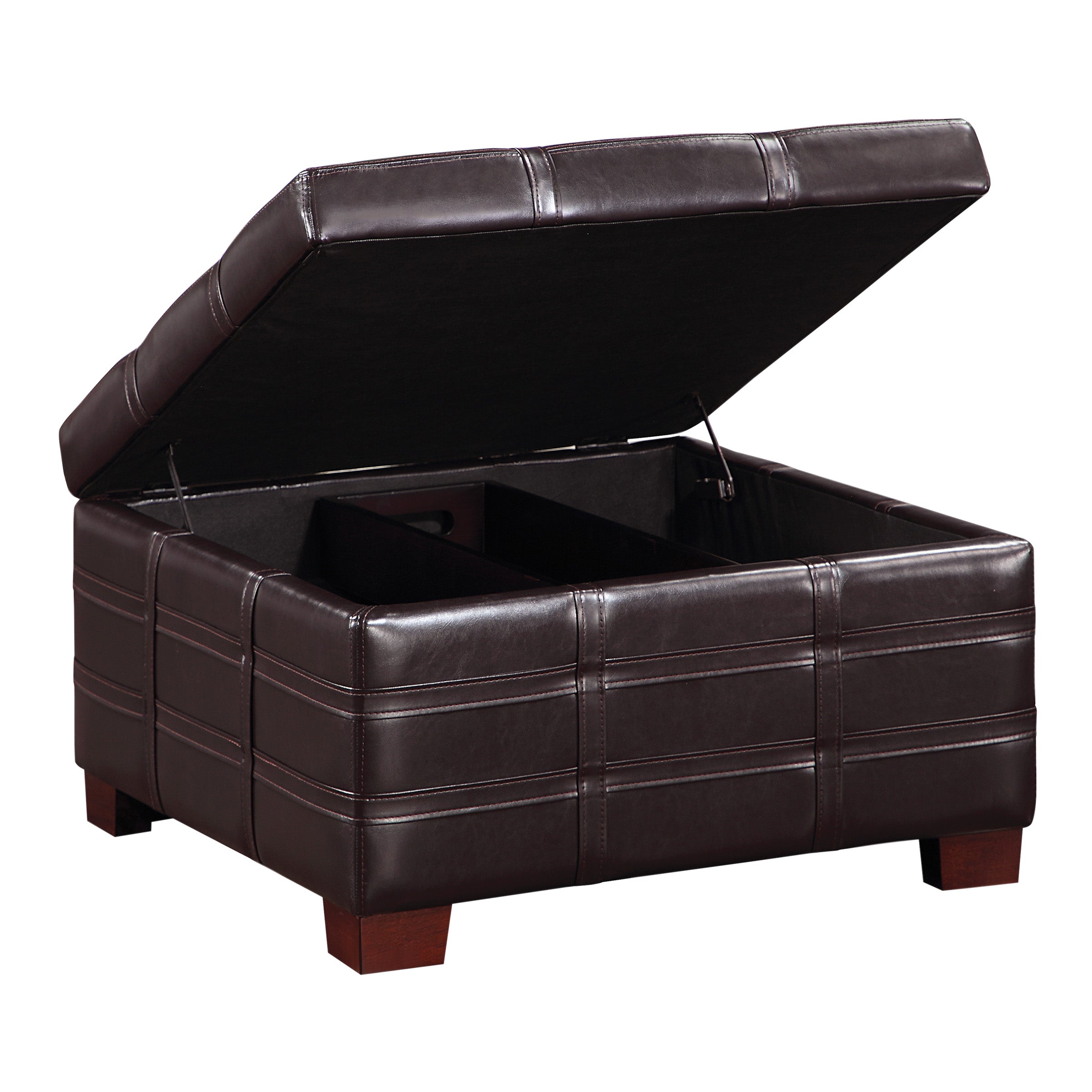 Detour Strap Ottoman - Espresso