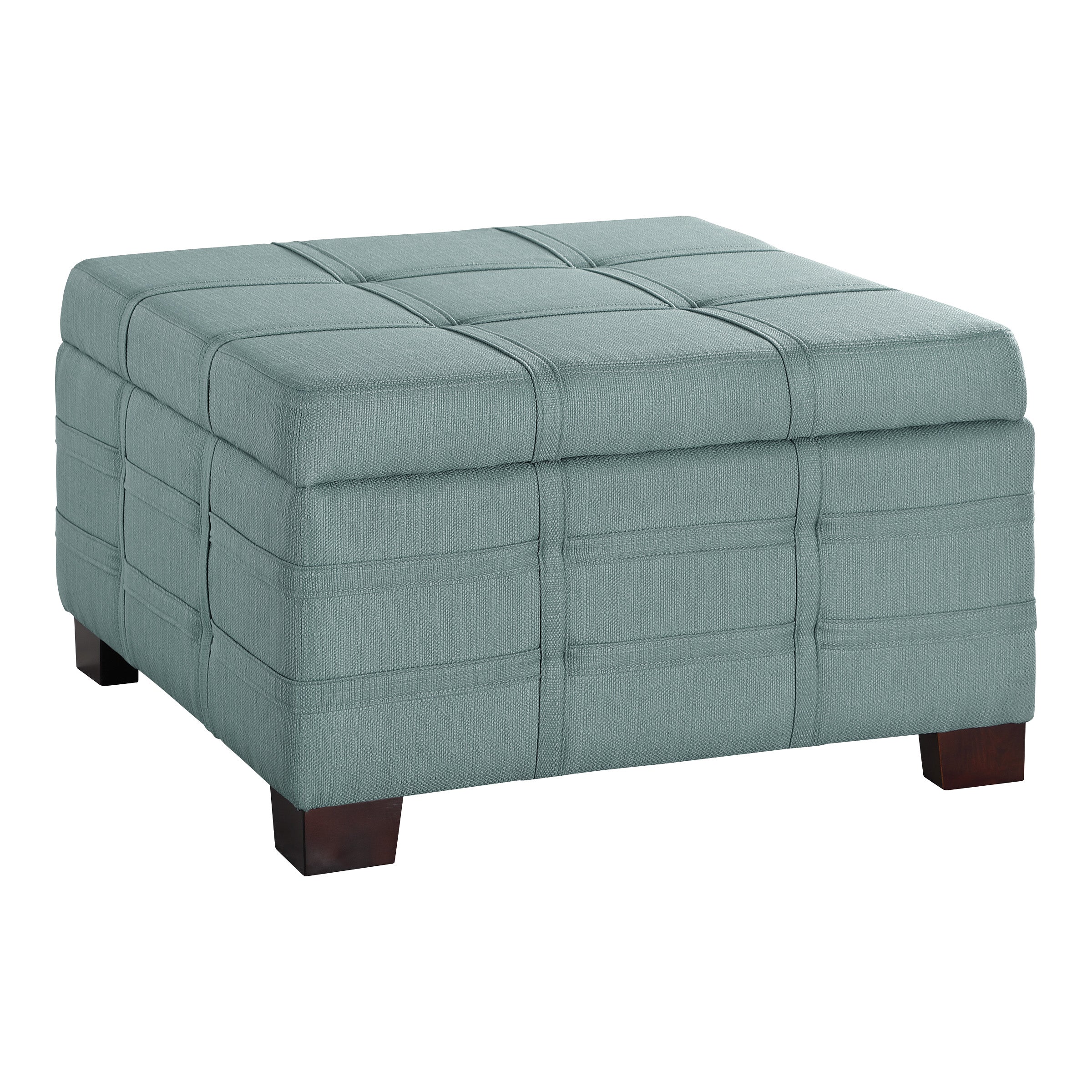 Detour Strap Ottoman - Sea Blue