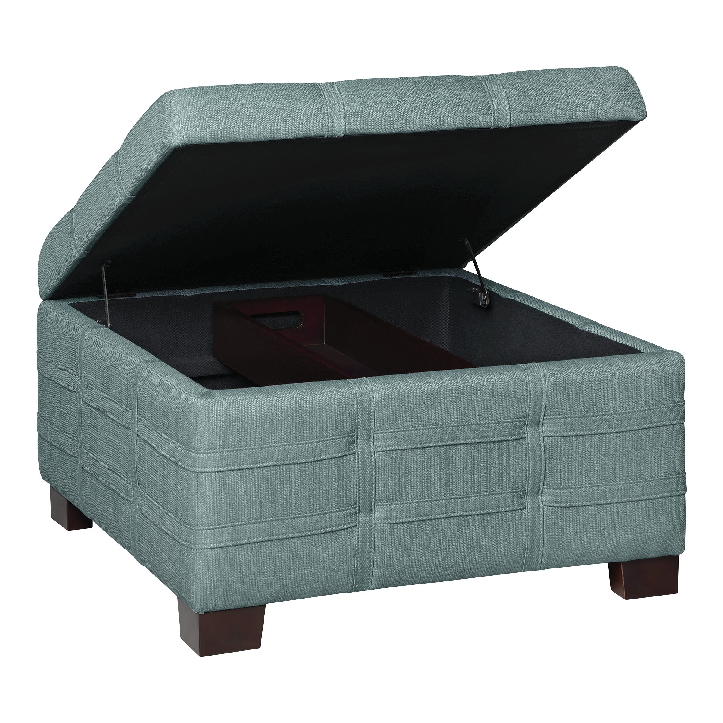 Detour Strap Ottoman - Sea Blue