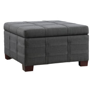 Detour Strap Ottoman - Charcoal