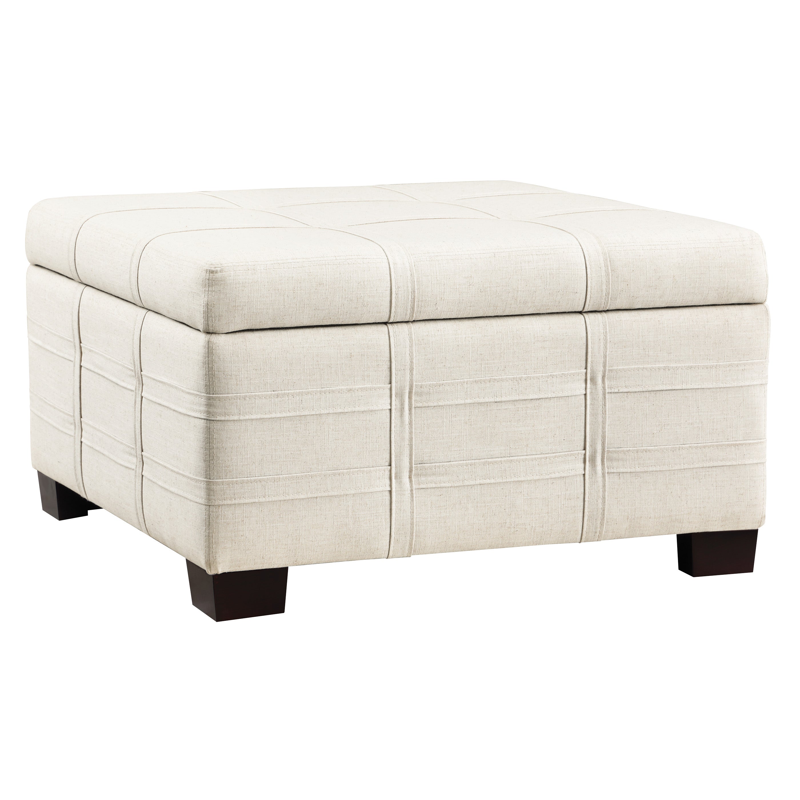 Detour Strap Ottoman - Linen