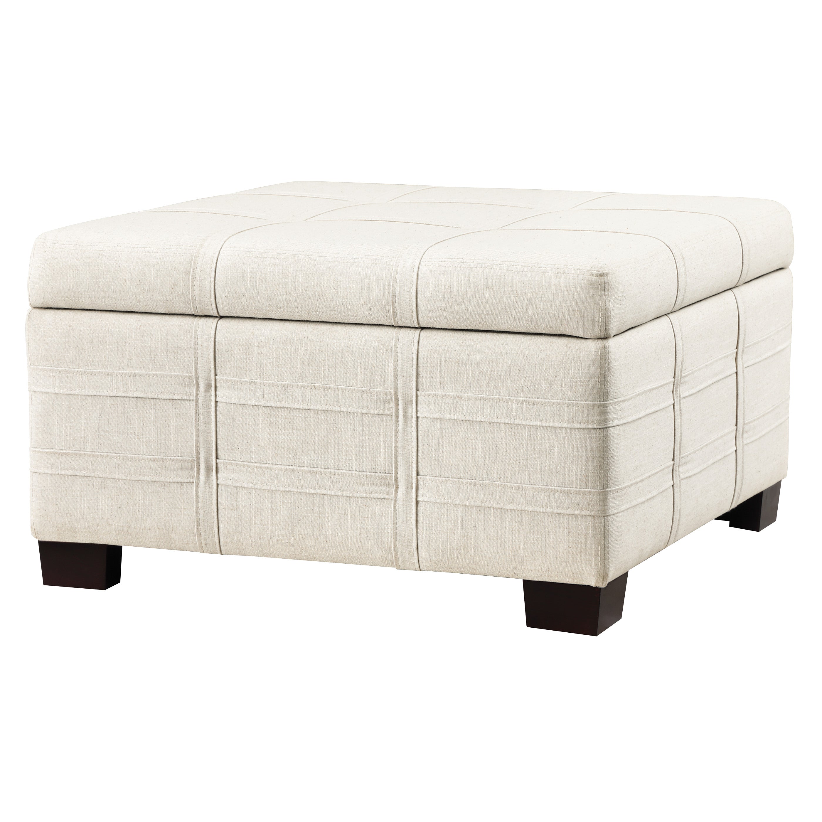 Detour Strap Ottoman - Linen