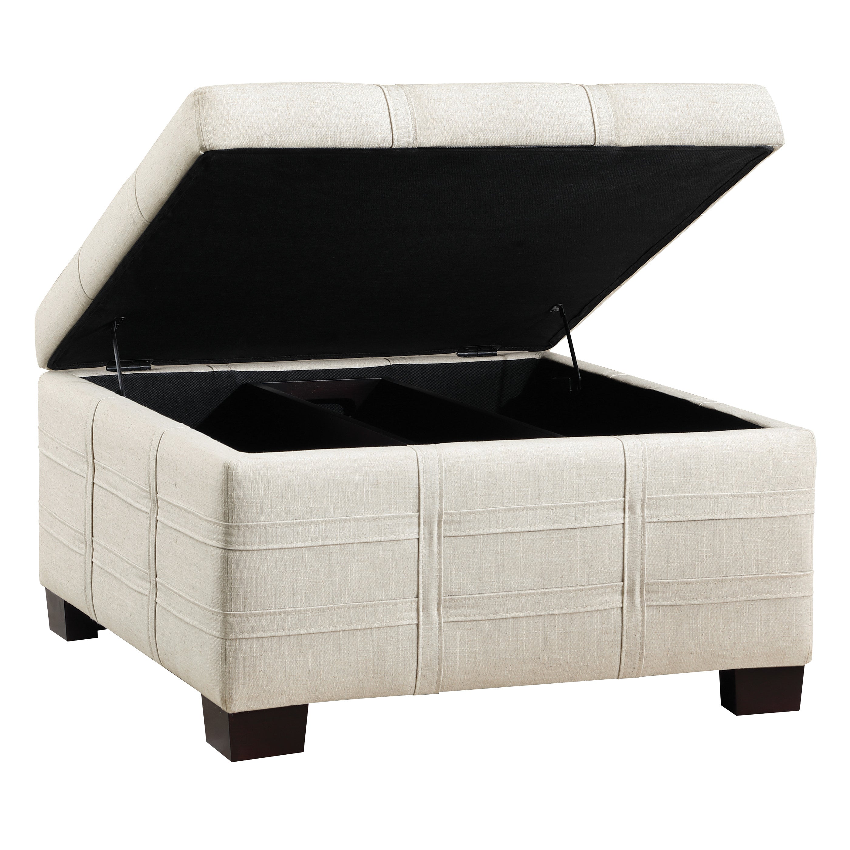 Detour Strap Ottoman - Linen