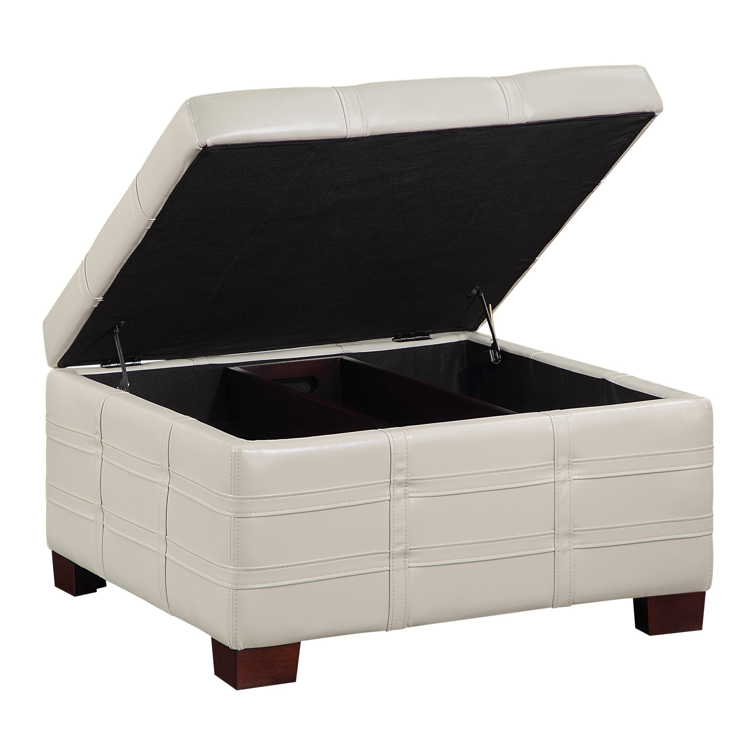 Detour Strap Ottoman - Cream