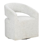 Devin Swivel Chair - White