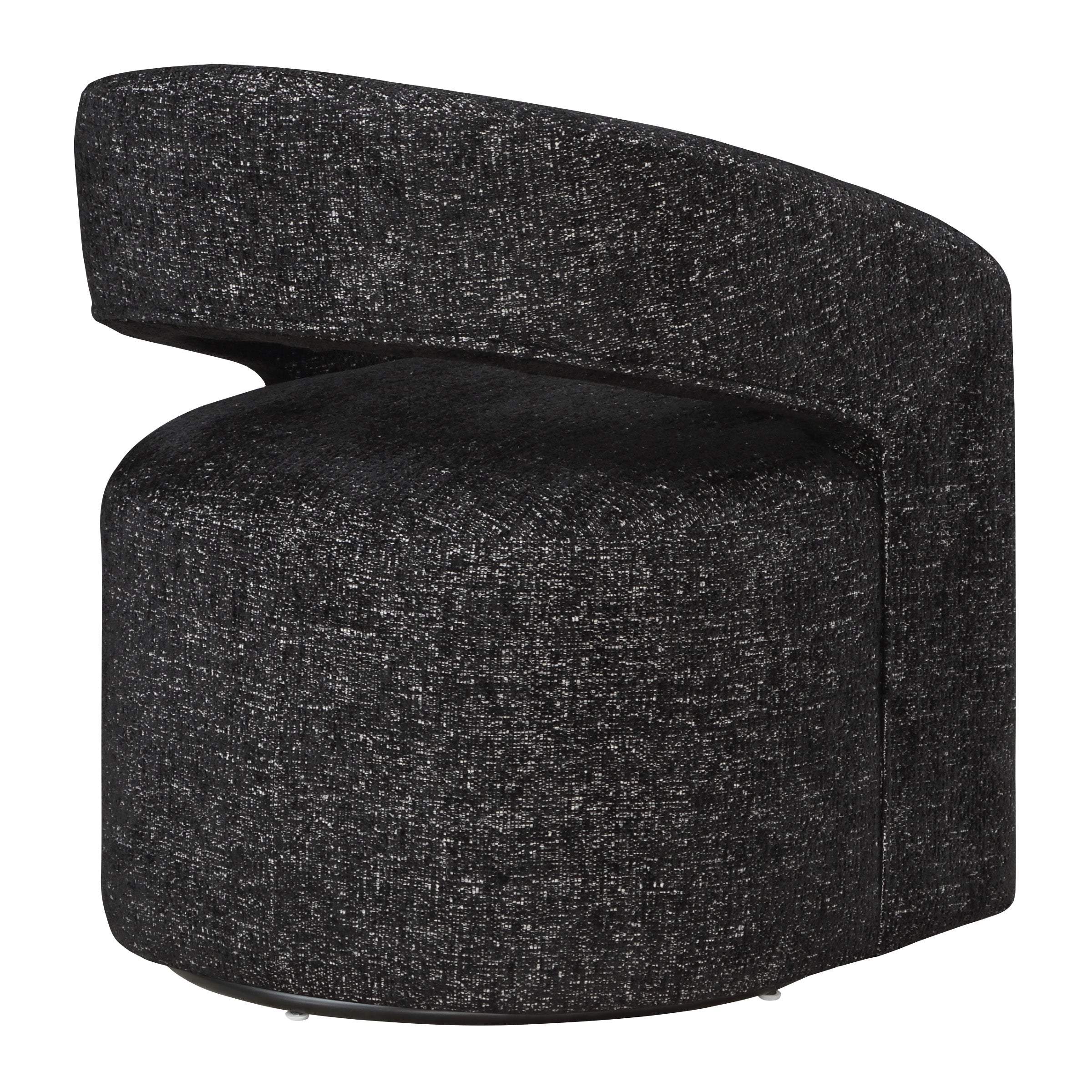 Devin Swivel Chair - Midnight