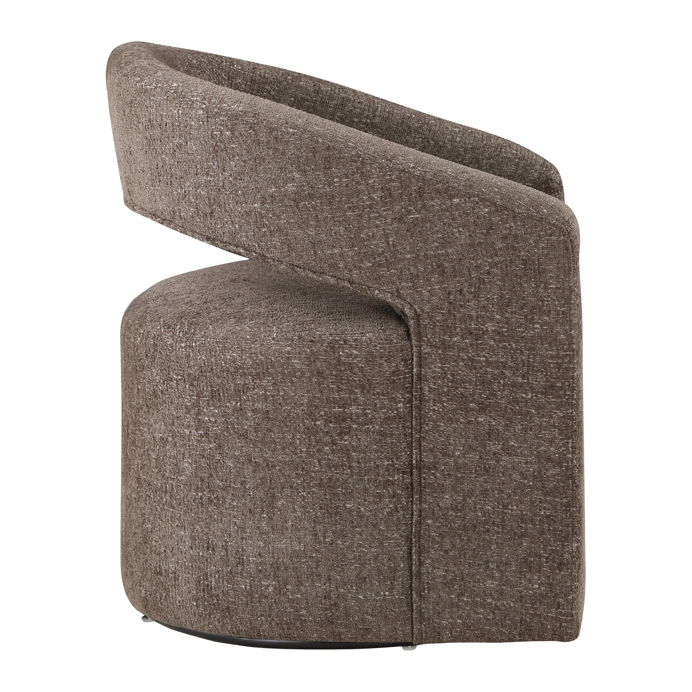 Devin Swivel Chair - Charcoal