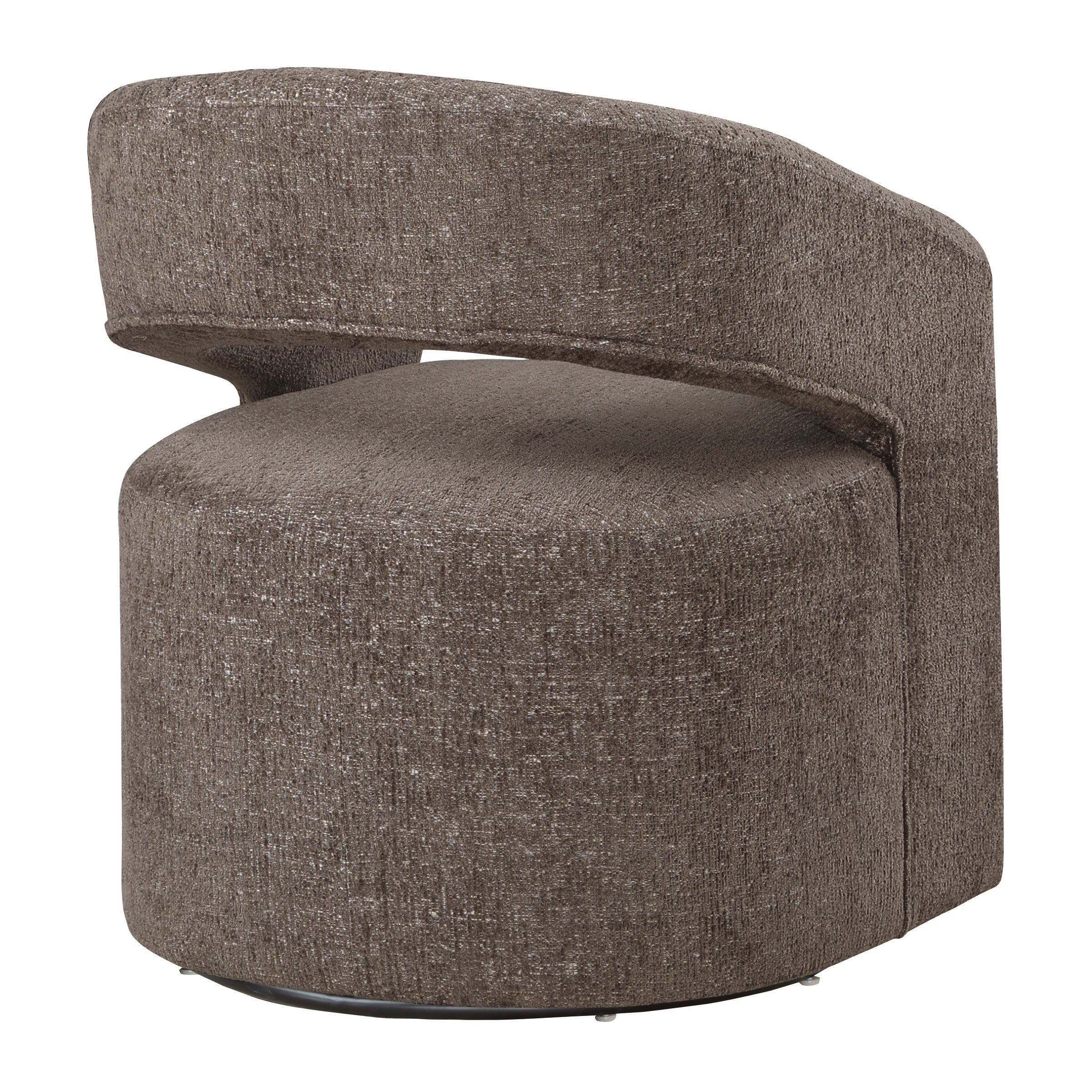 Devin Swivel Chair - Charcoal