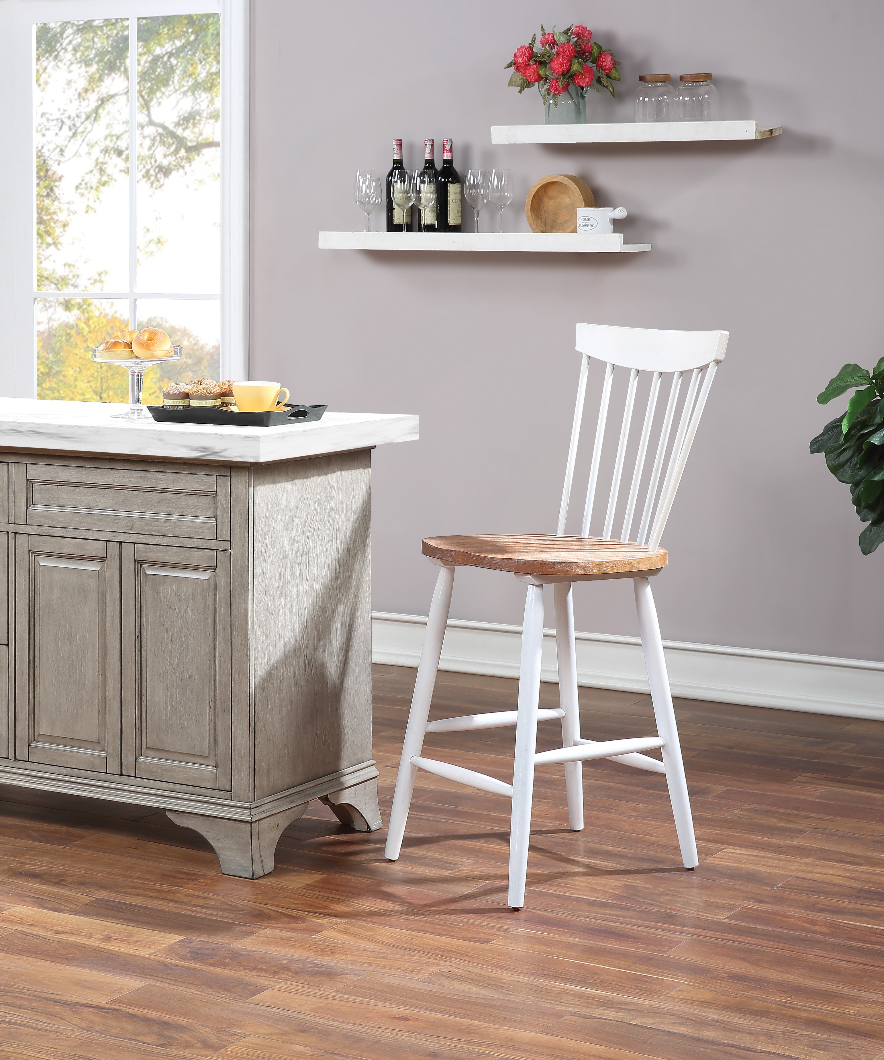 Eagle Ridge Counter Stool - Toffee / Cream