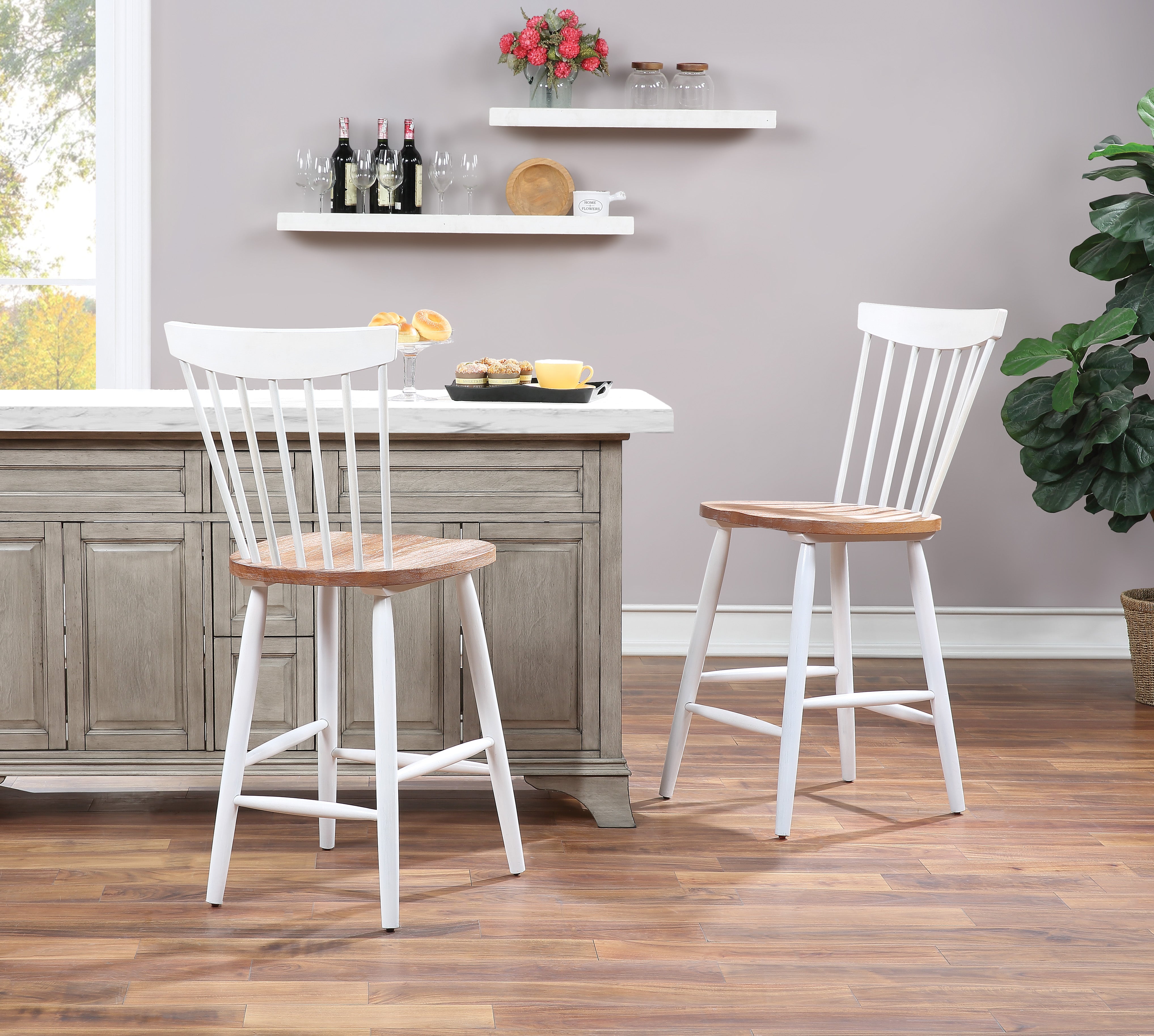 Eagle Ridge Counter Stool - Toffee / Cream