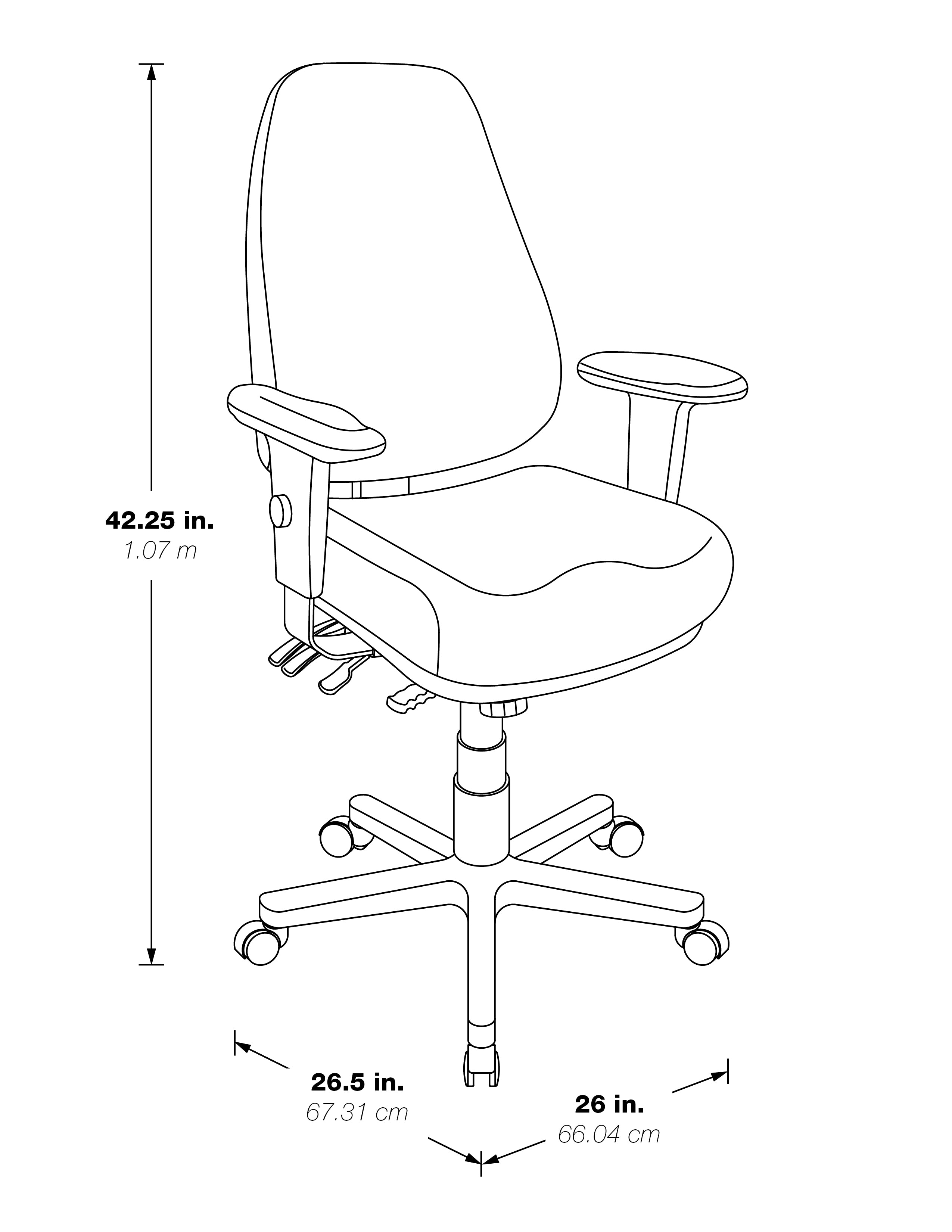 Deluxe Multi Function Chair - Dillon Black