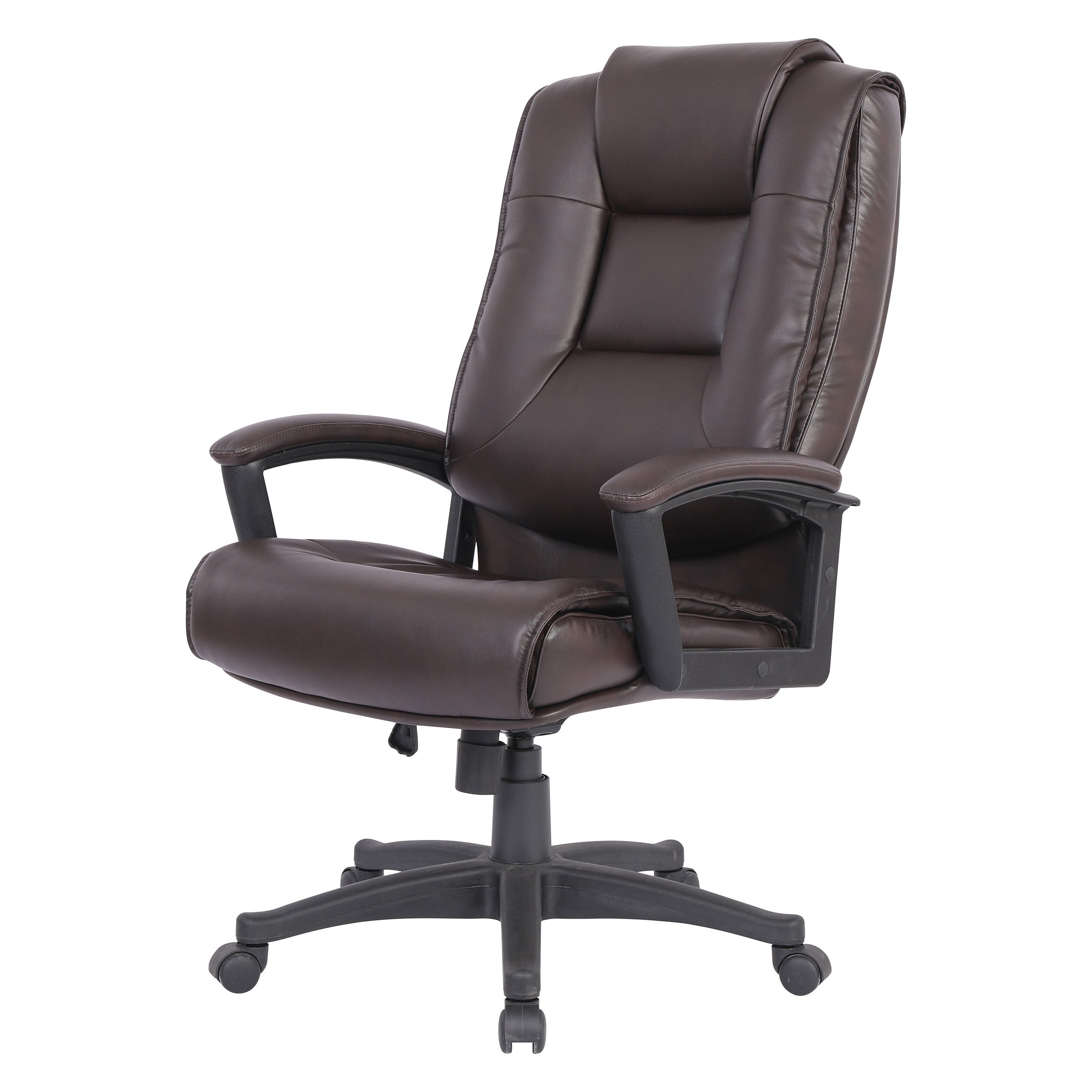 High Back Bonded Lthr Chair - Espresso