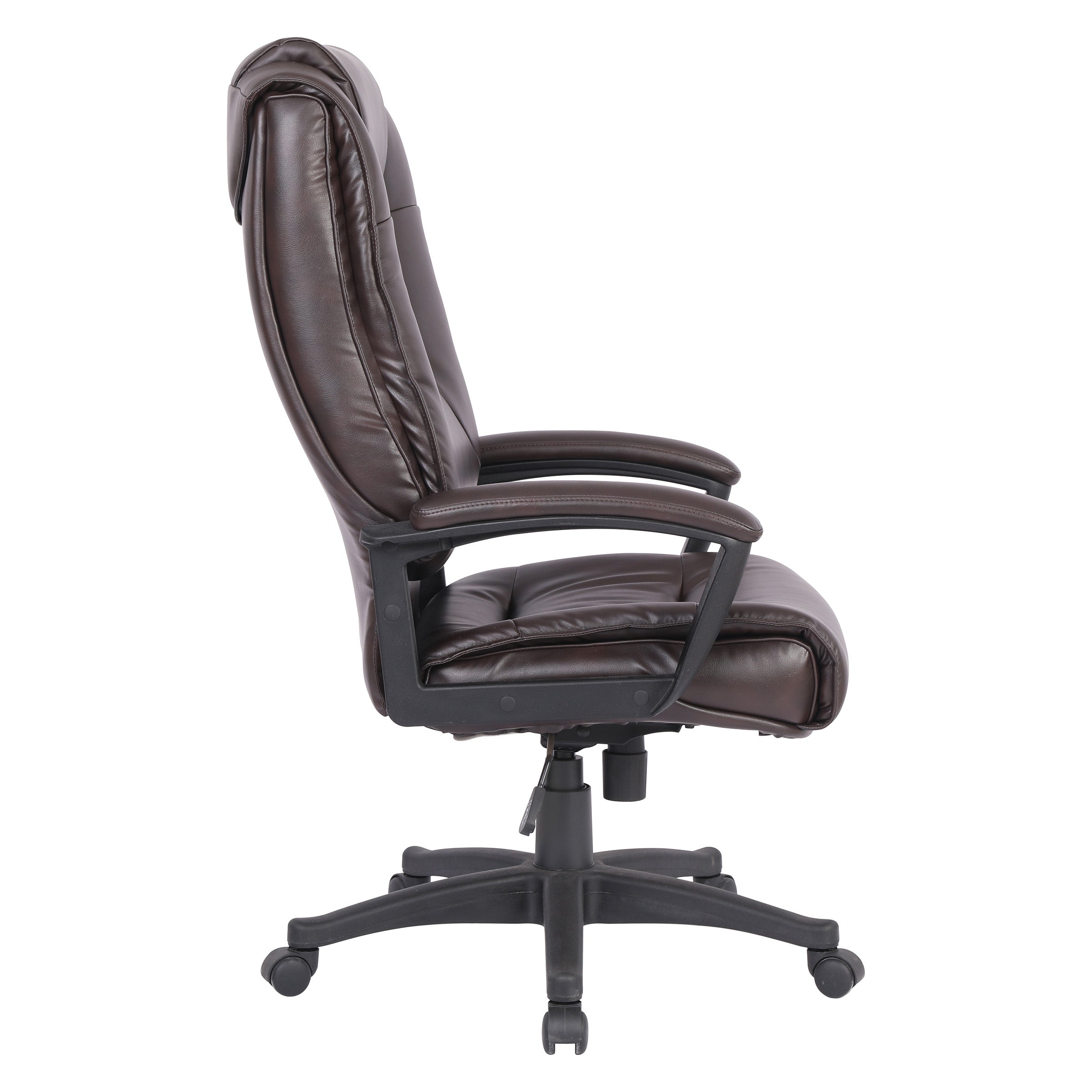 High Back Bonded Lthr Chair - Espresso