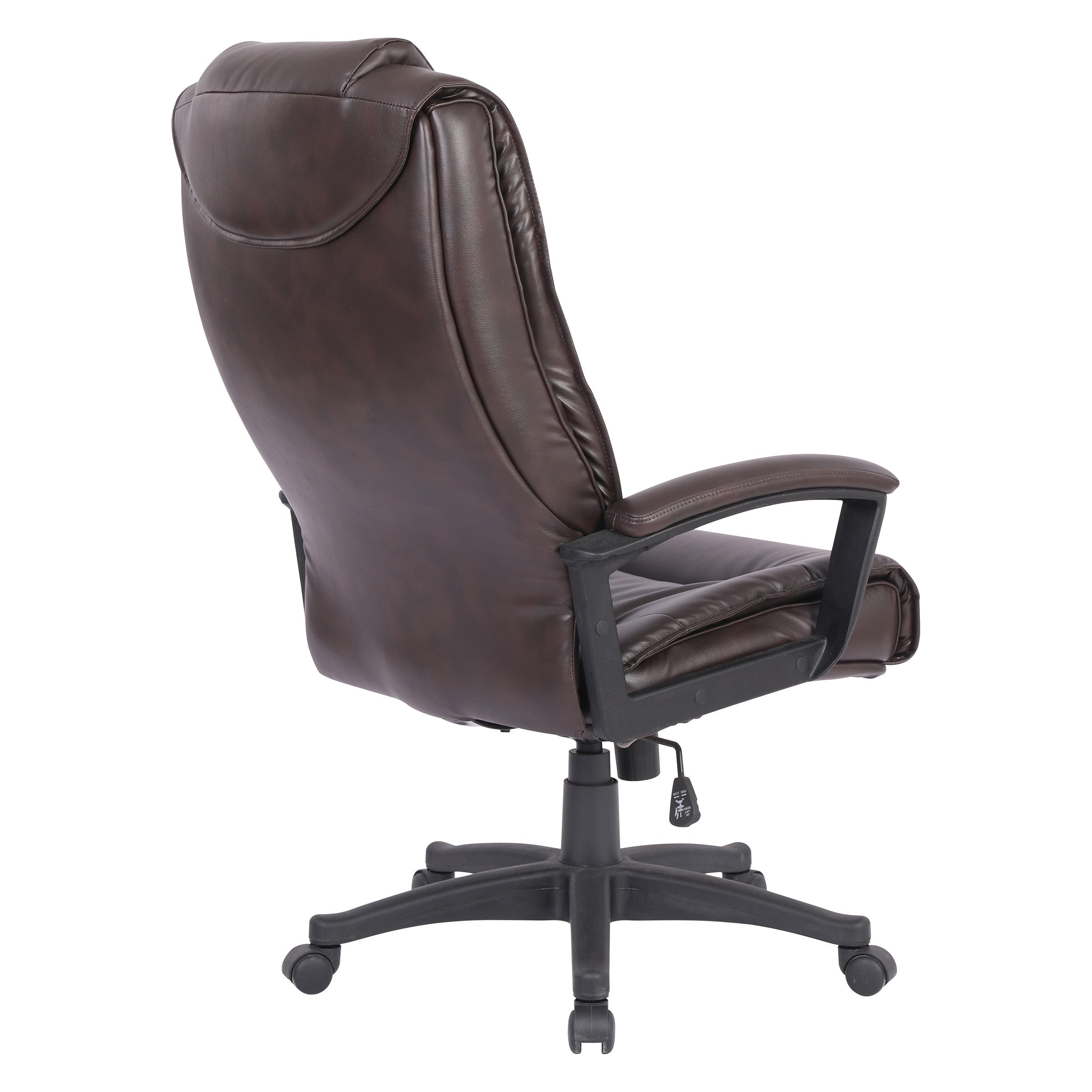 High Back Bonded Lthr Chair - Espresso