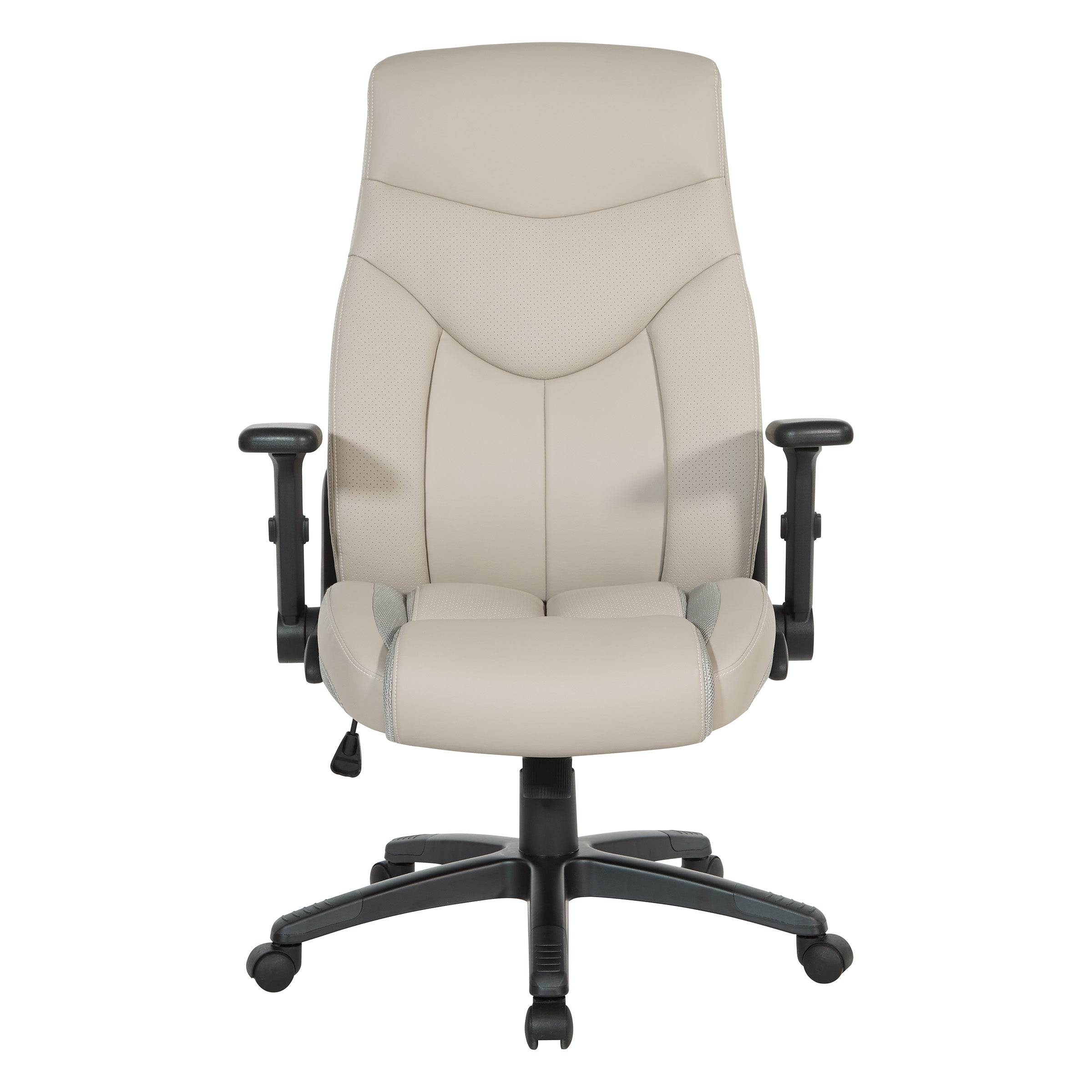 Exec Bonded Lthr Office Chair - Taupe