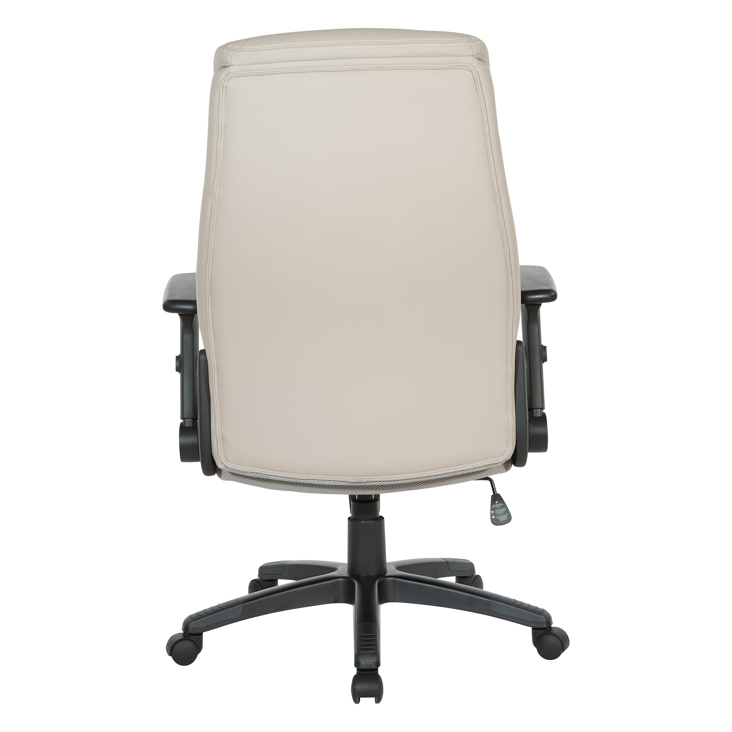 Exec Bonded Lthr Office Chair - Taupe