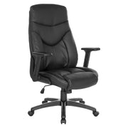 Exec Bonded Lthr Office Chair - Black