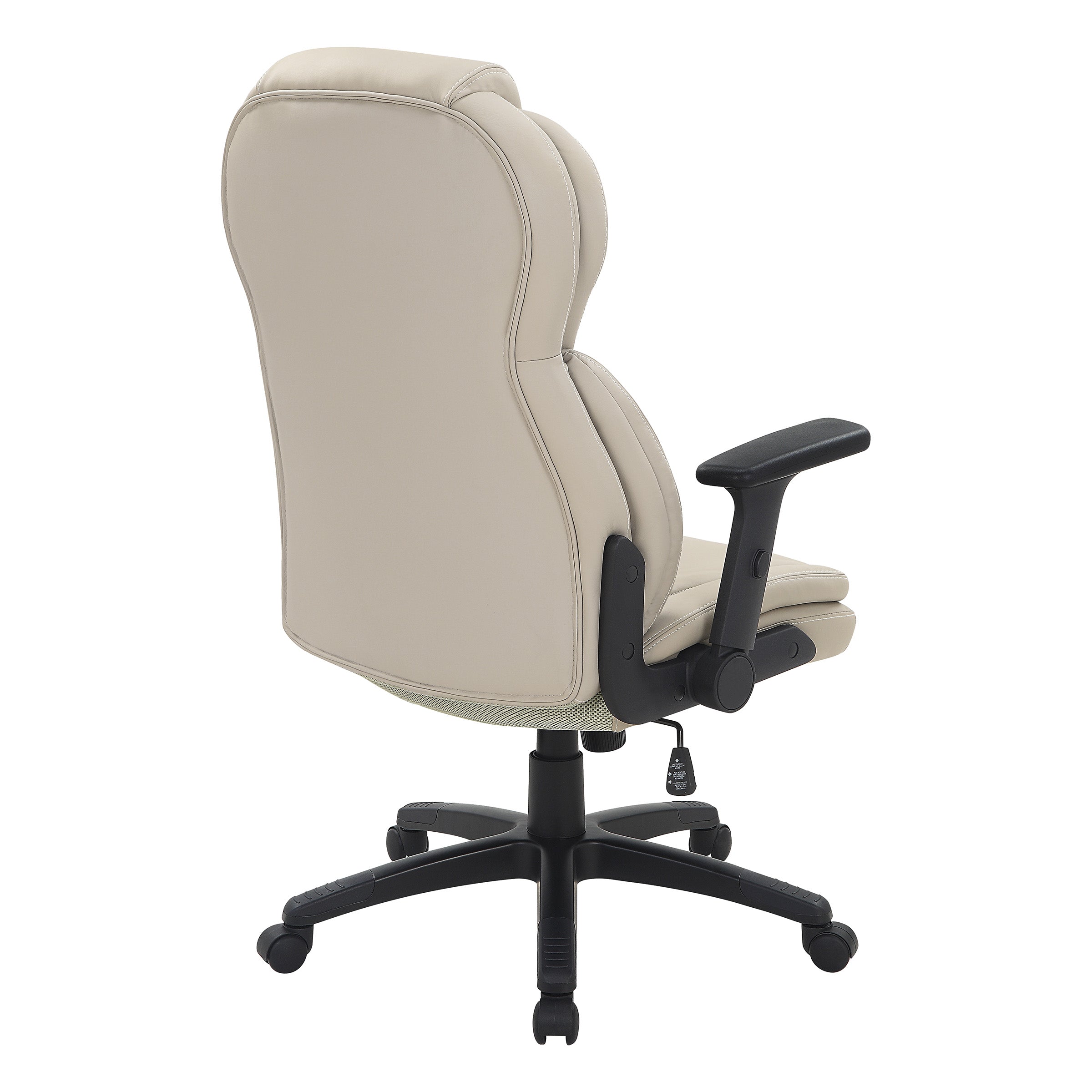 Exec Bonded Lthr Office Chair - Taupe