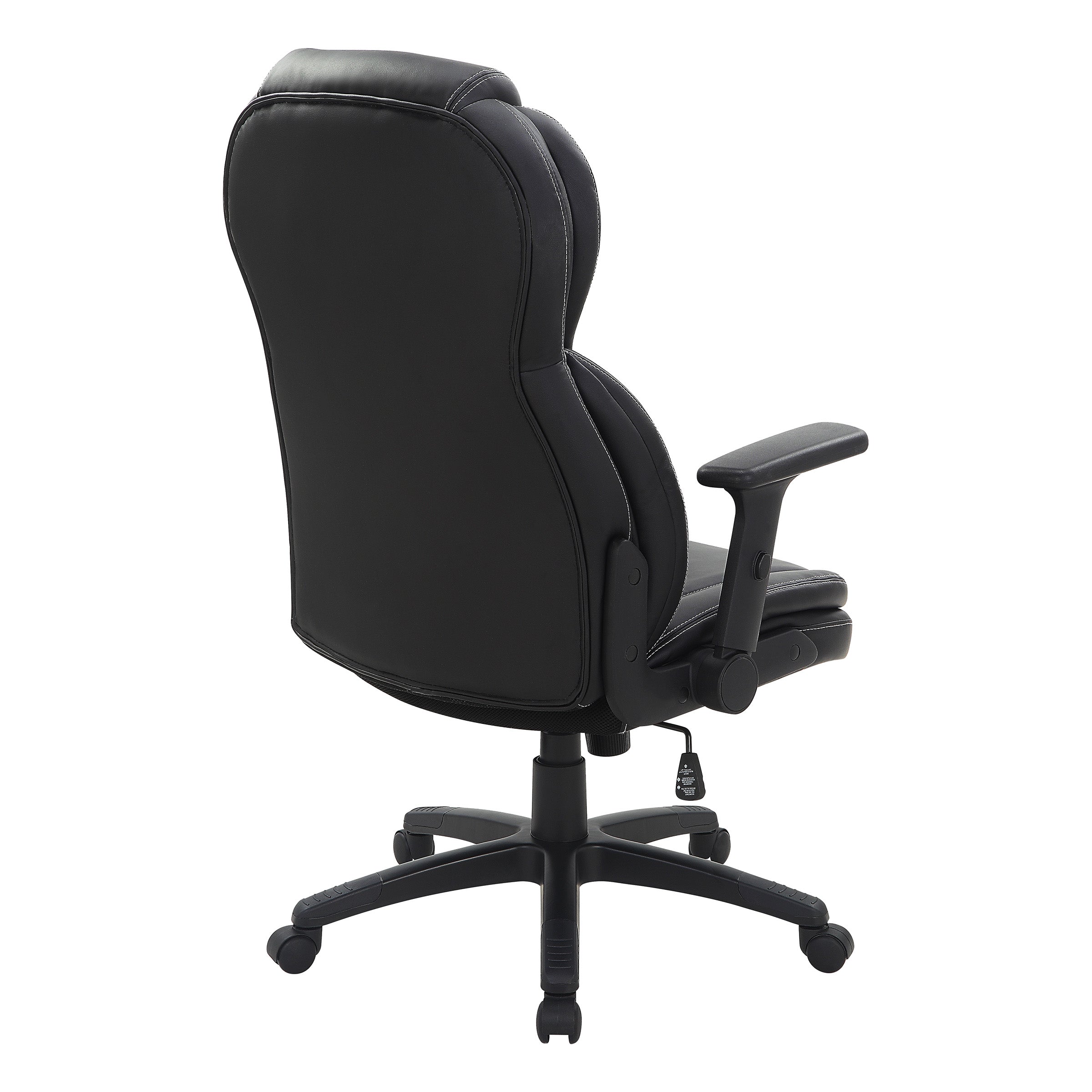 Exec Bonded Lthr Office Chair - Black