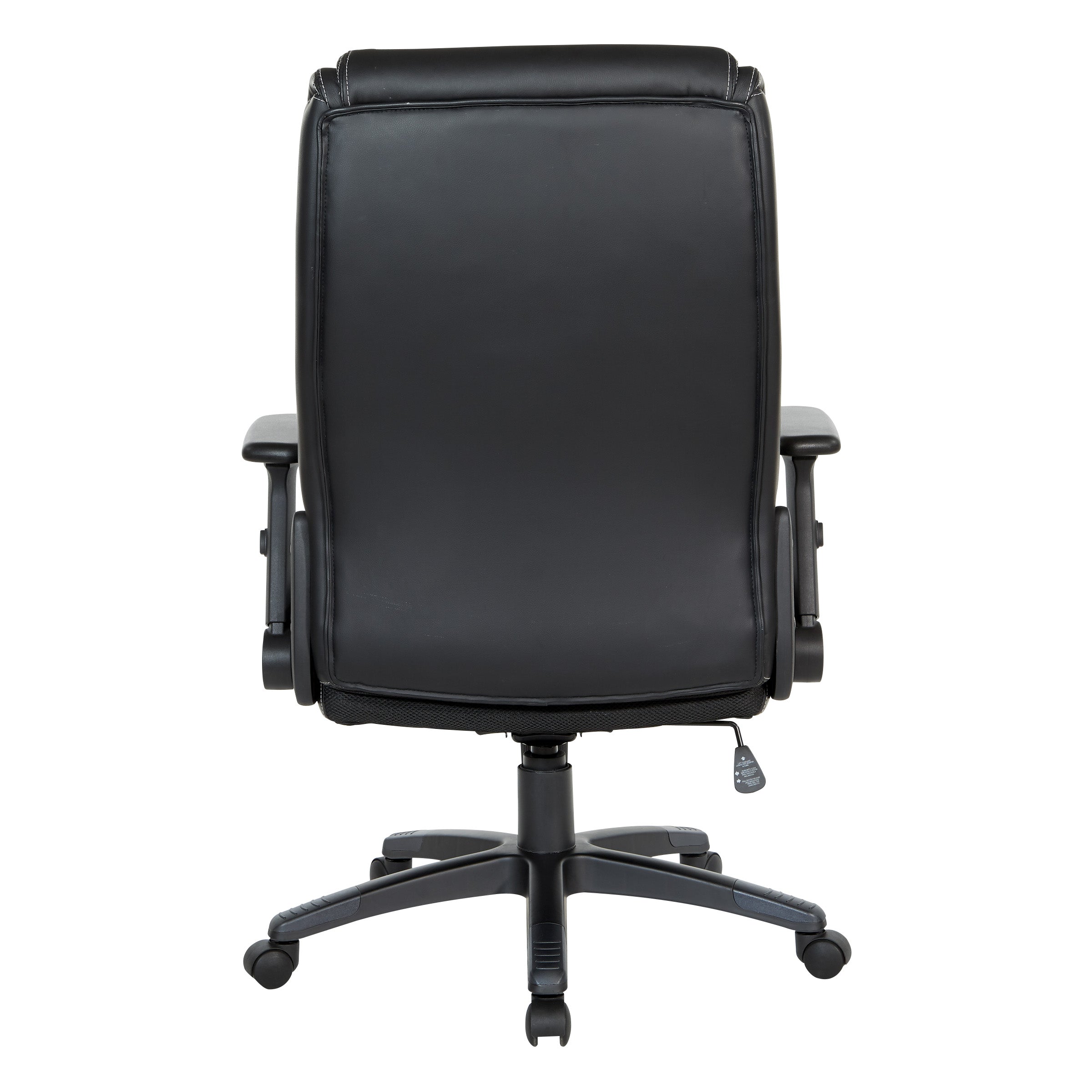 Exec Bonded Lthr Office Chair - Black