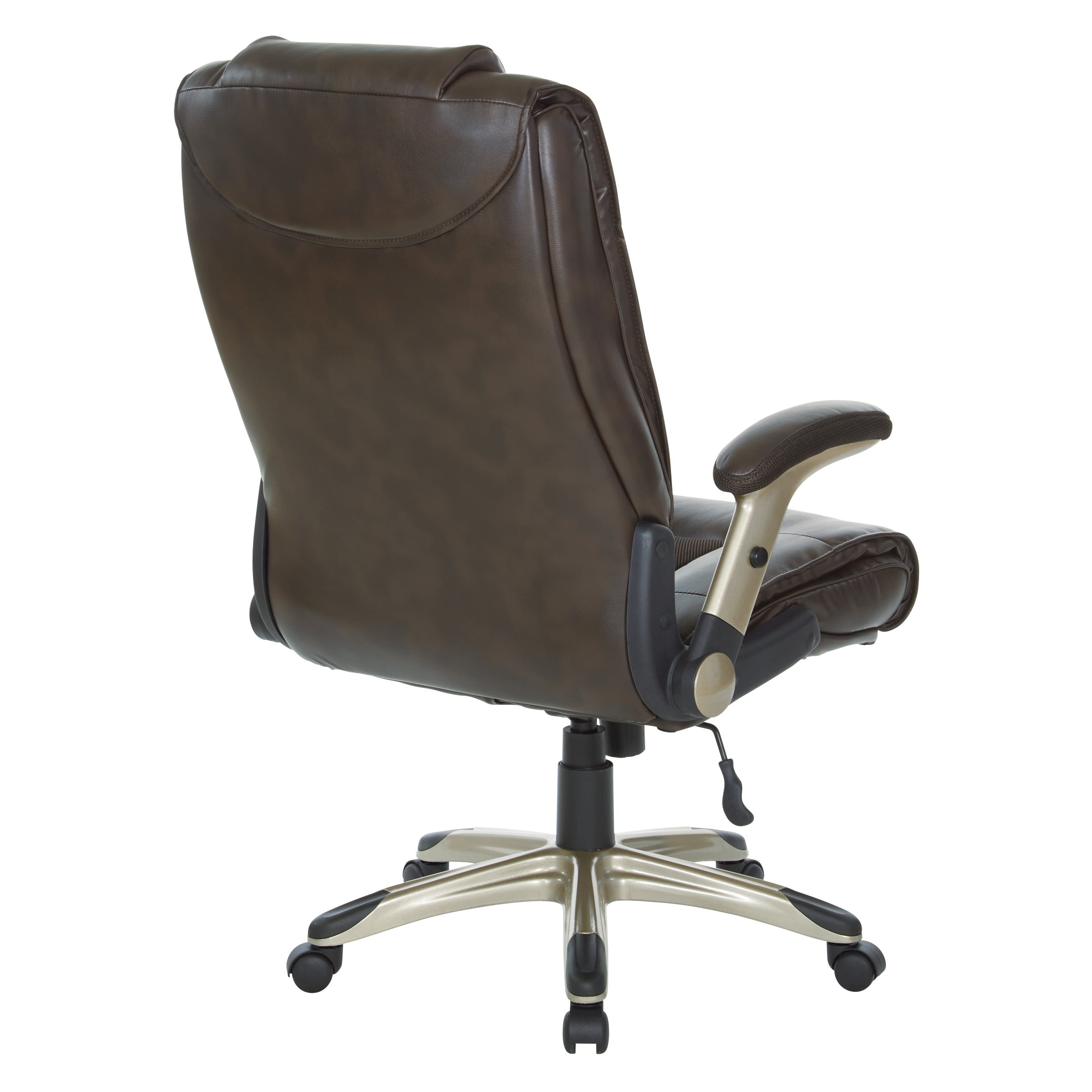 Exec Bonded Lthr Office Chair - Espresso / Cocoa