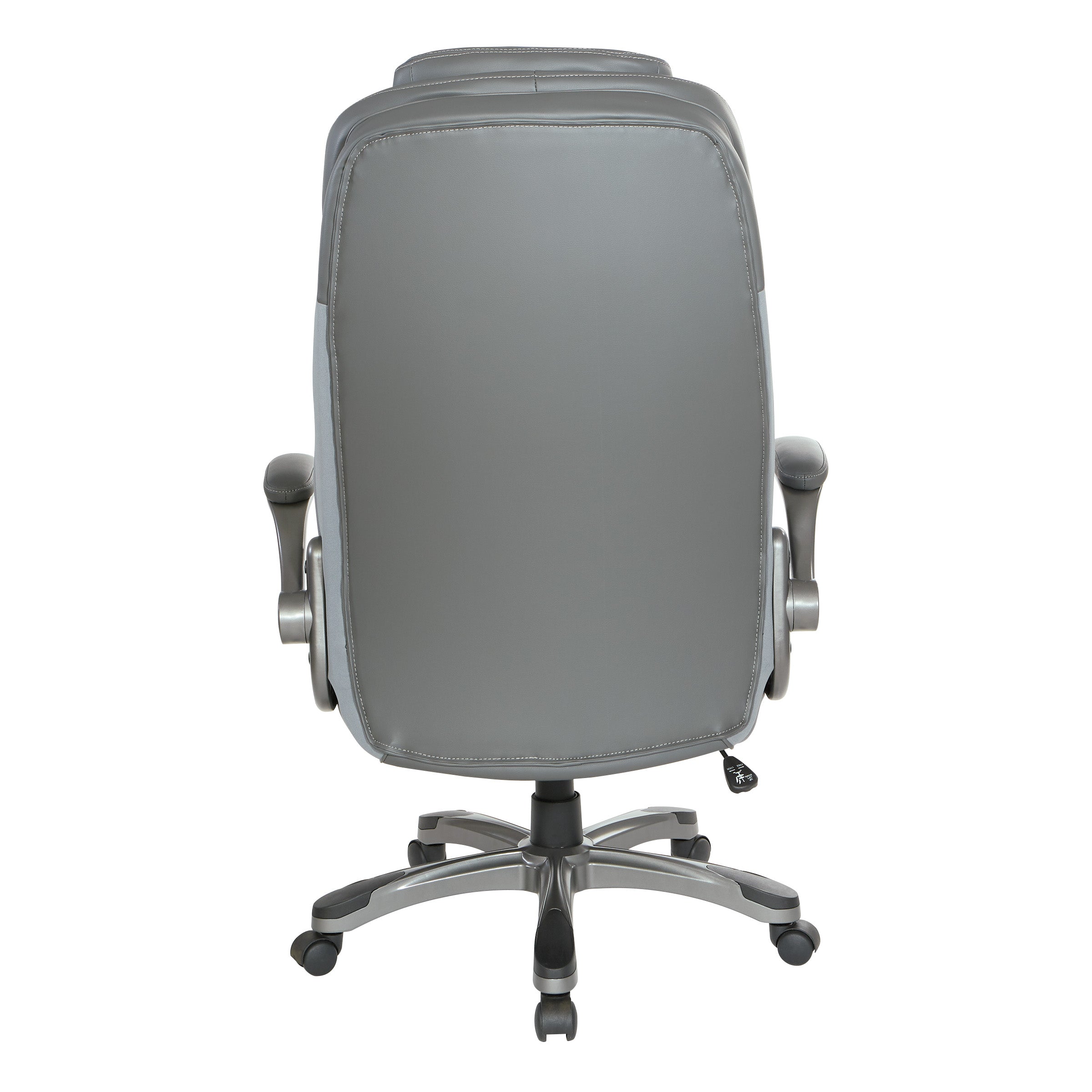 Bonded Leather Executive Chair - Grey