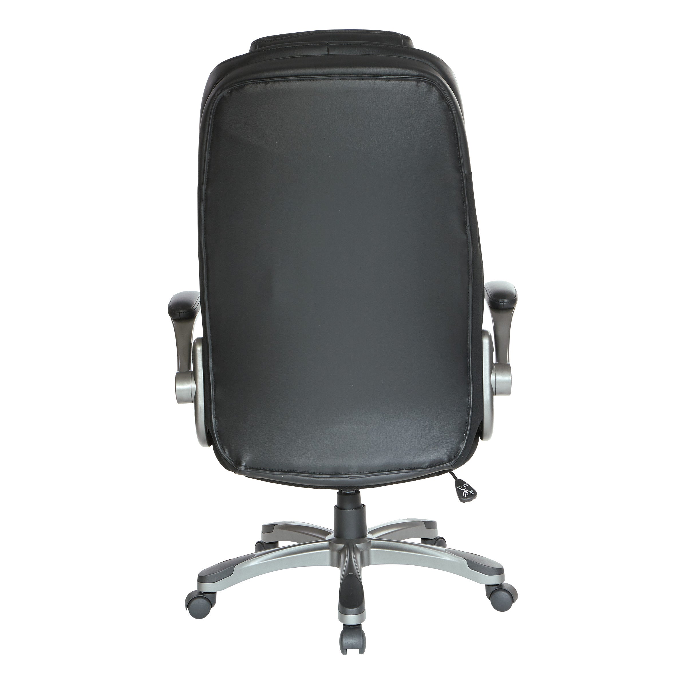 Bonded Leather Executive Chair - Black