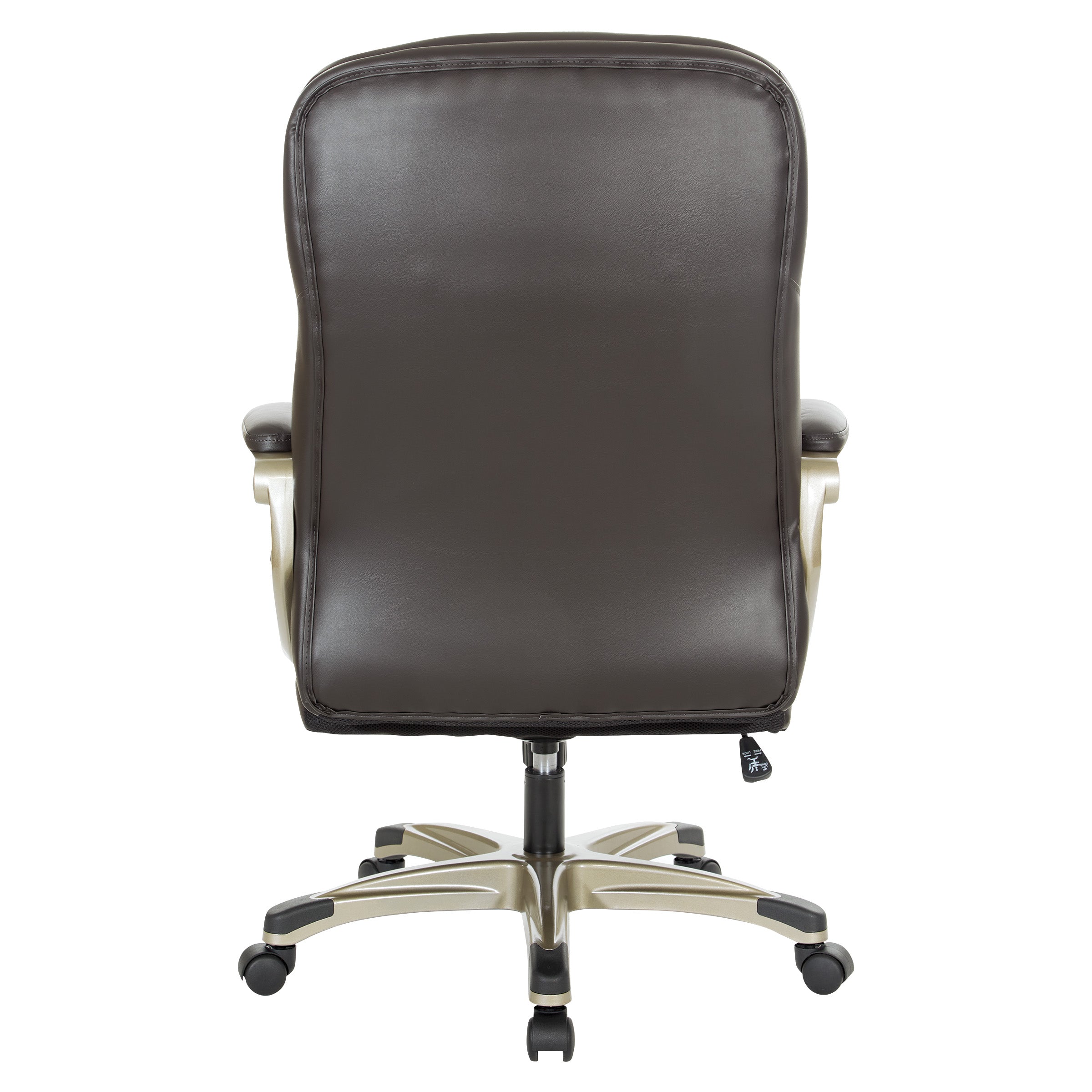 Exec Bonded Lthr Office Chair - Espresso / Cocoa