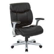 Executive Bonded Leather Chair - Black