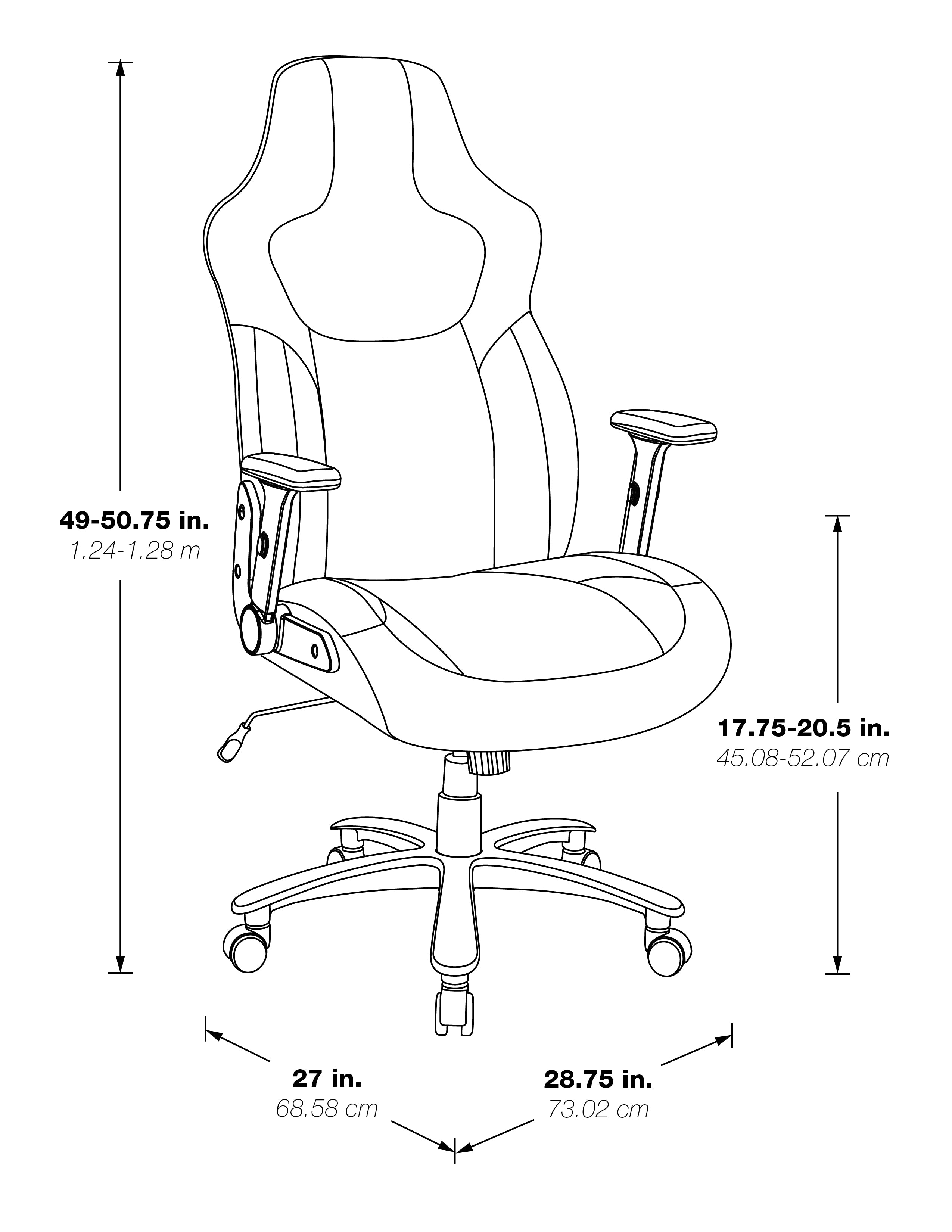 Big & Tall Gaming Chair - Grey Mesh