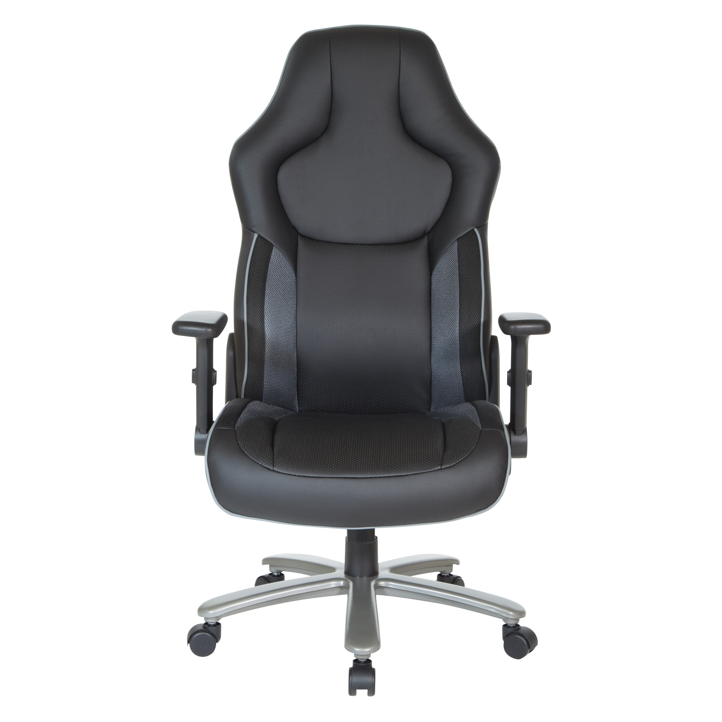 Big & Tall Gaming Chair - Grey Mesh